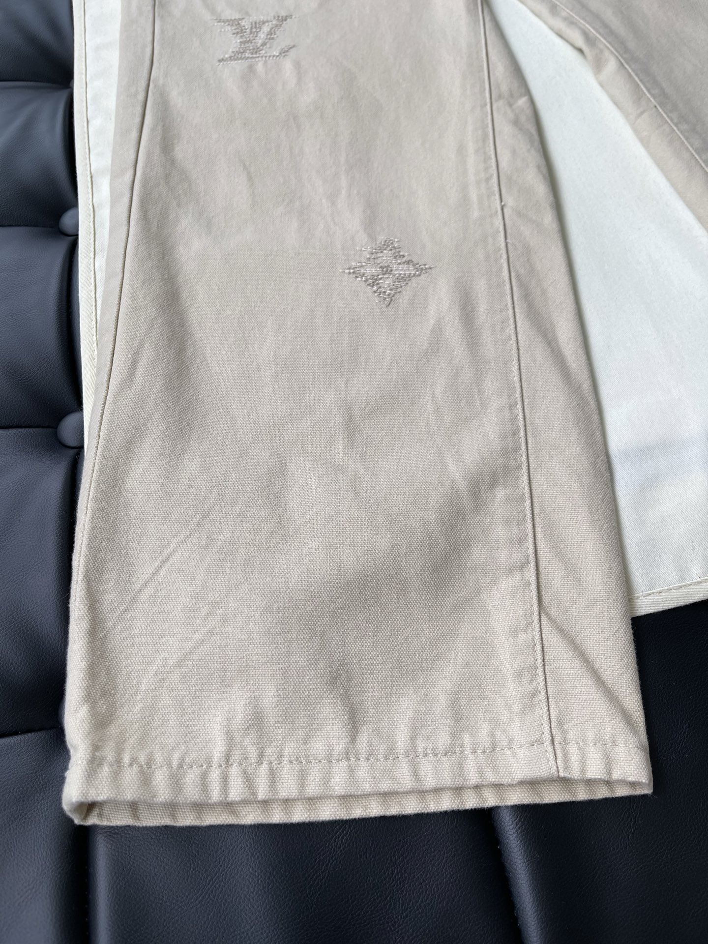 Monogram Pocket Straight-Leg Jeans — product photograph