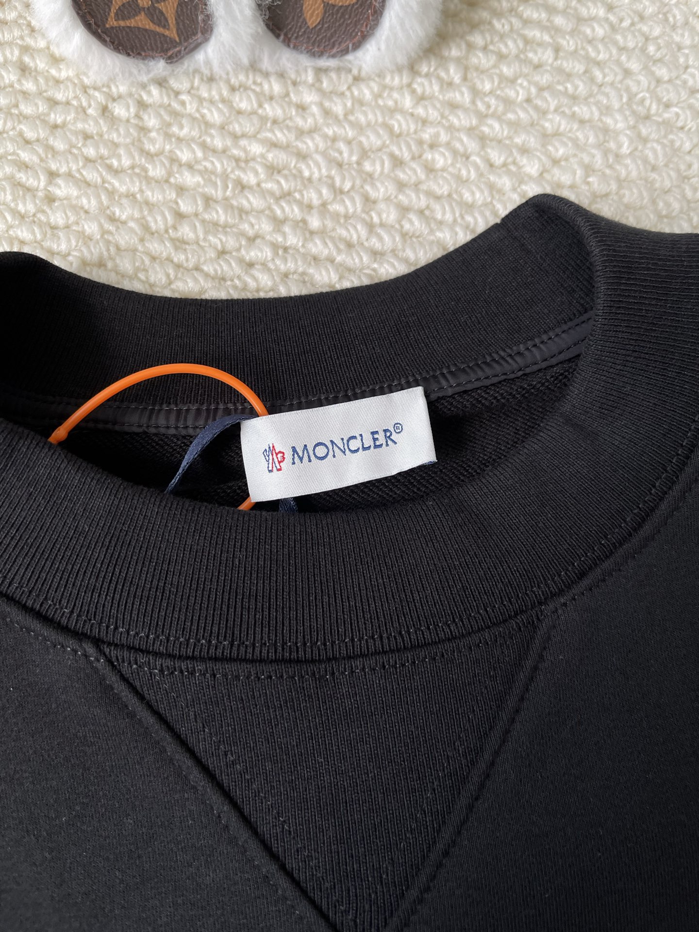 Sleeve-Pocket Crewneck Sweatshirt — product photograph