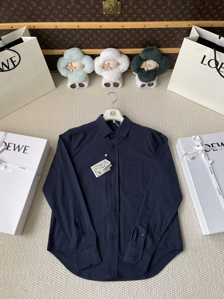 Tonal-Anagram Pocket Shirt — product photograph