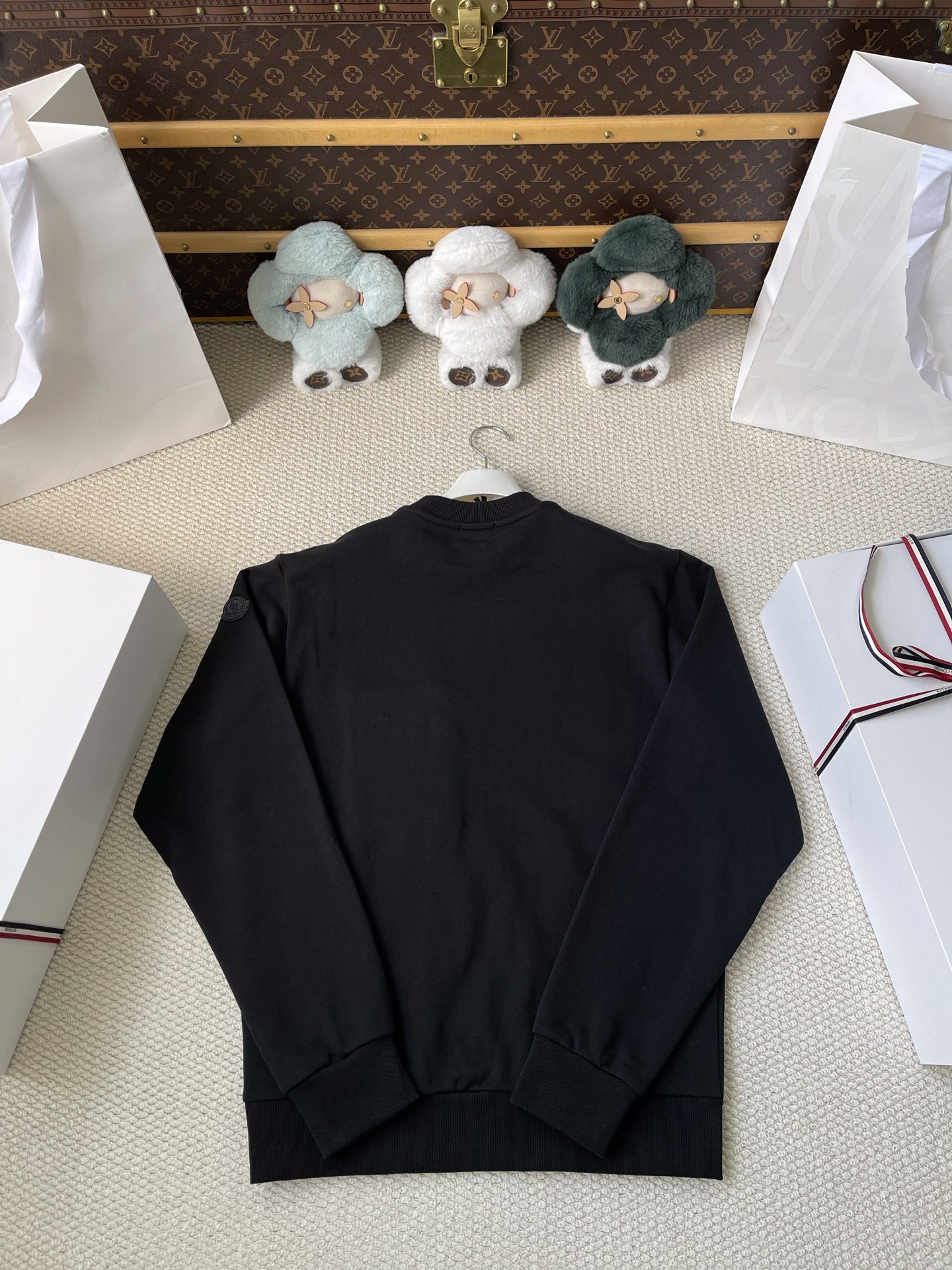 Zip-Pocket Wordmark Sweatshirt — product photograph