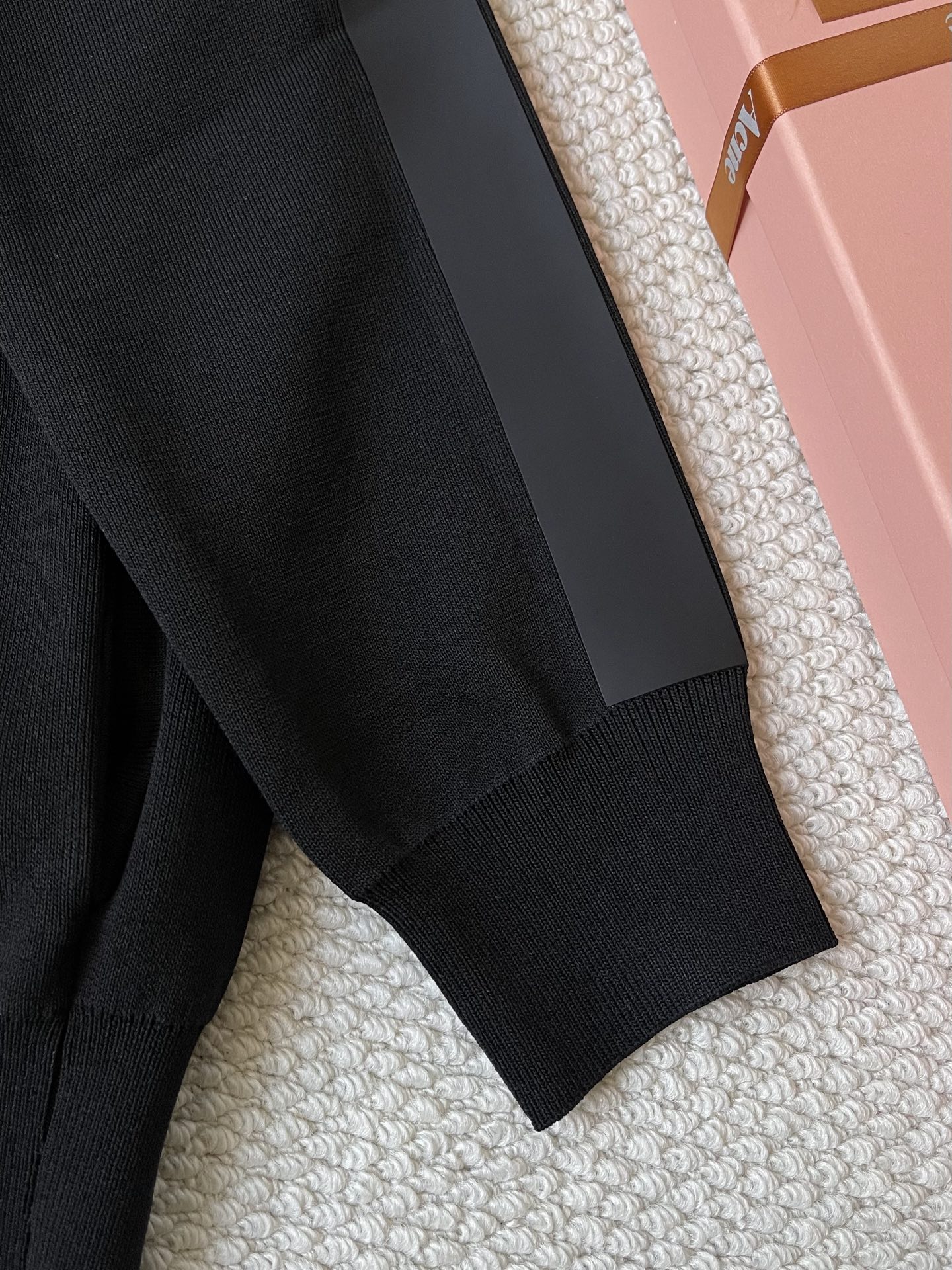 Zip-Front Stand-Collar Cardigan — product photograph