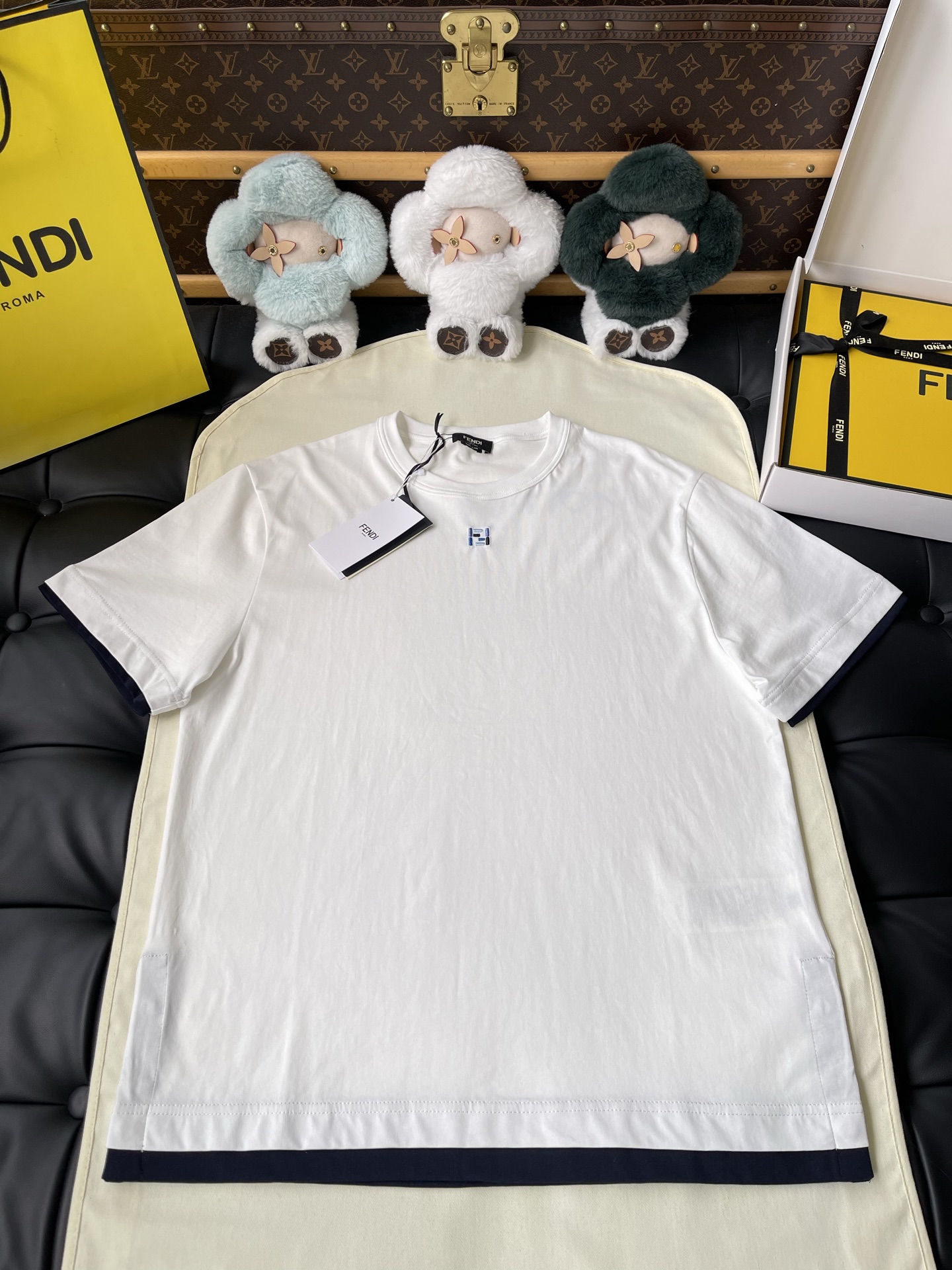 Contrast-Hem Logo T-Shirt — product photograph
