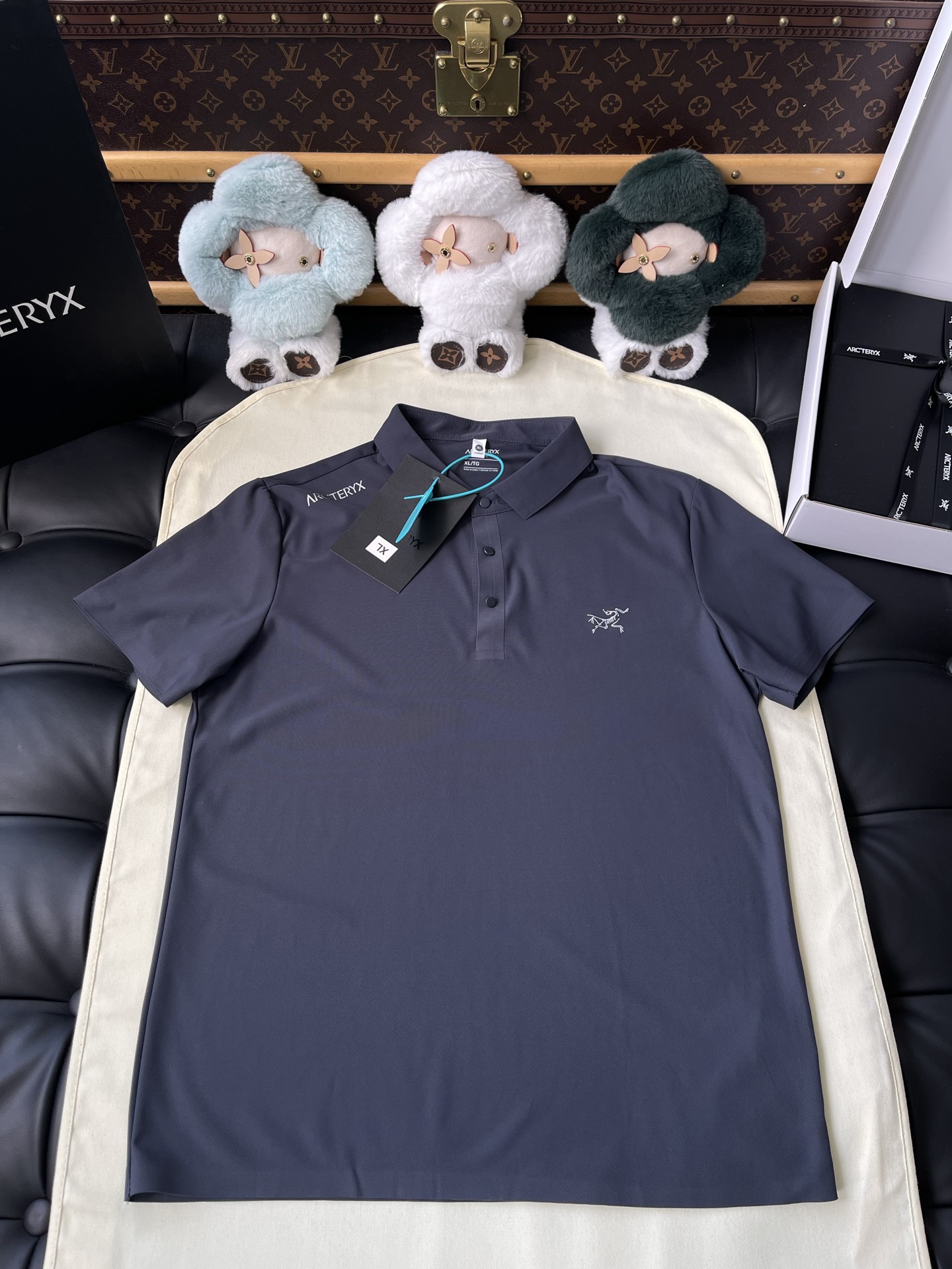 Bird-Emblem Short-Sleeve Polo — product photograph