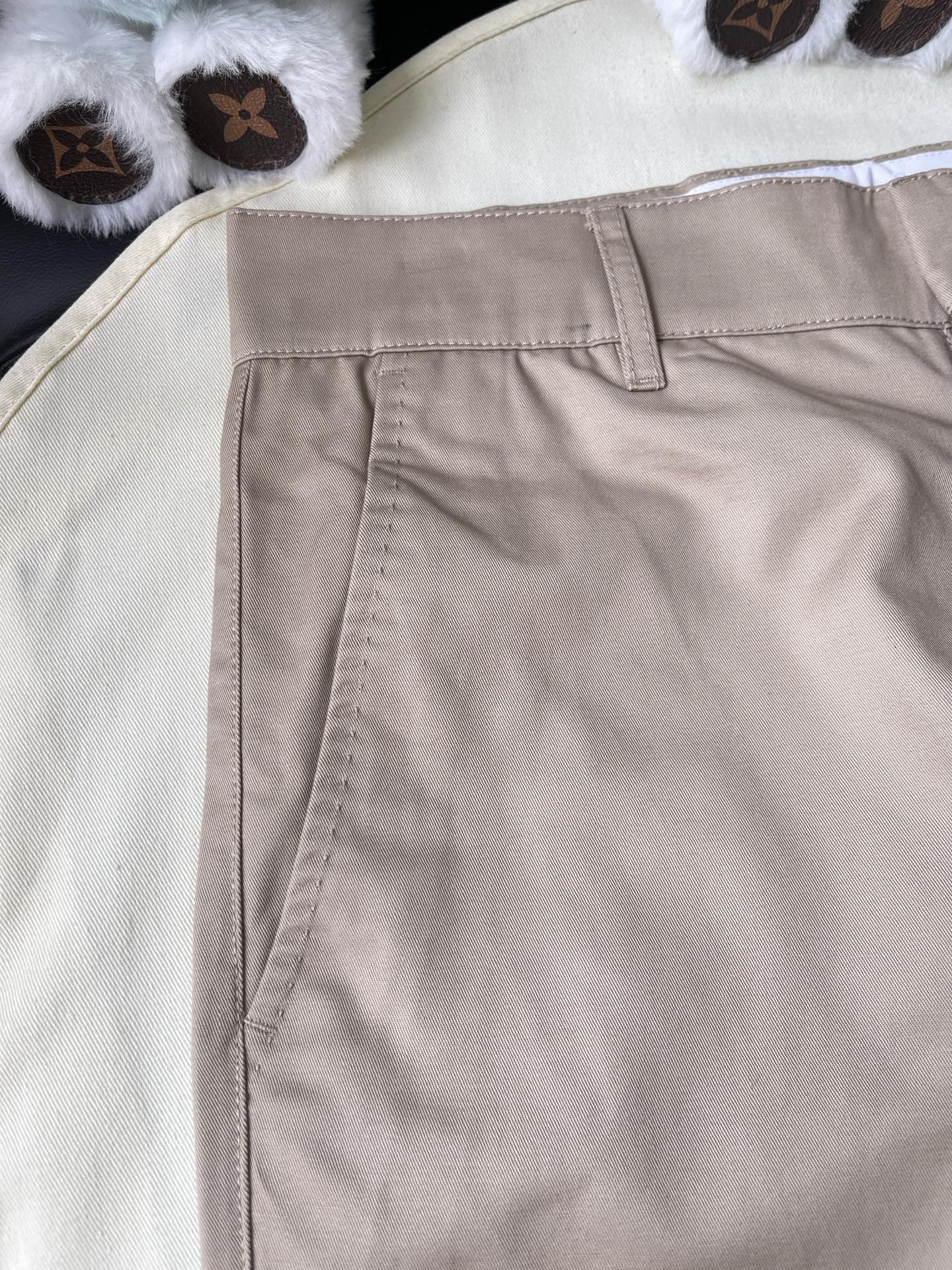Flat-Front Straight-Leg Trousers — product photograph
