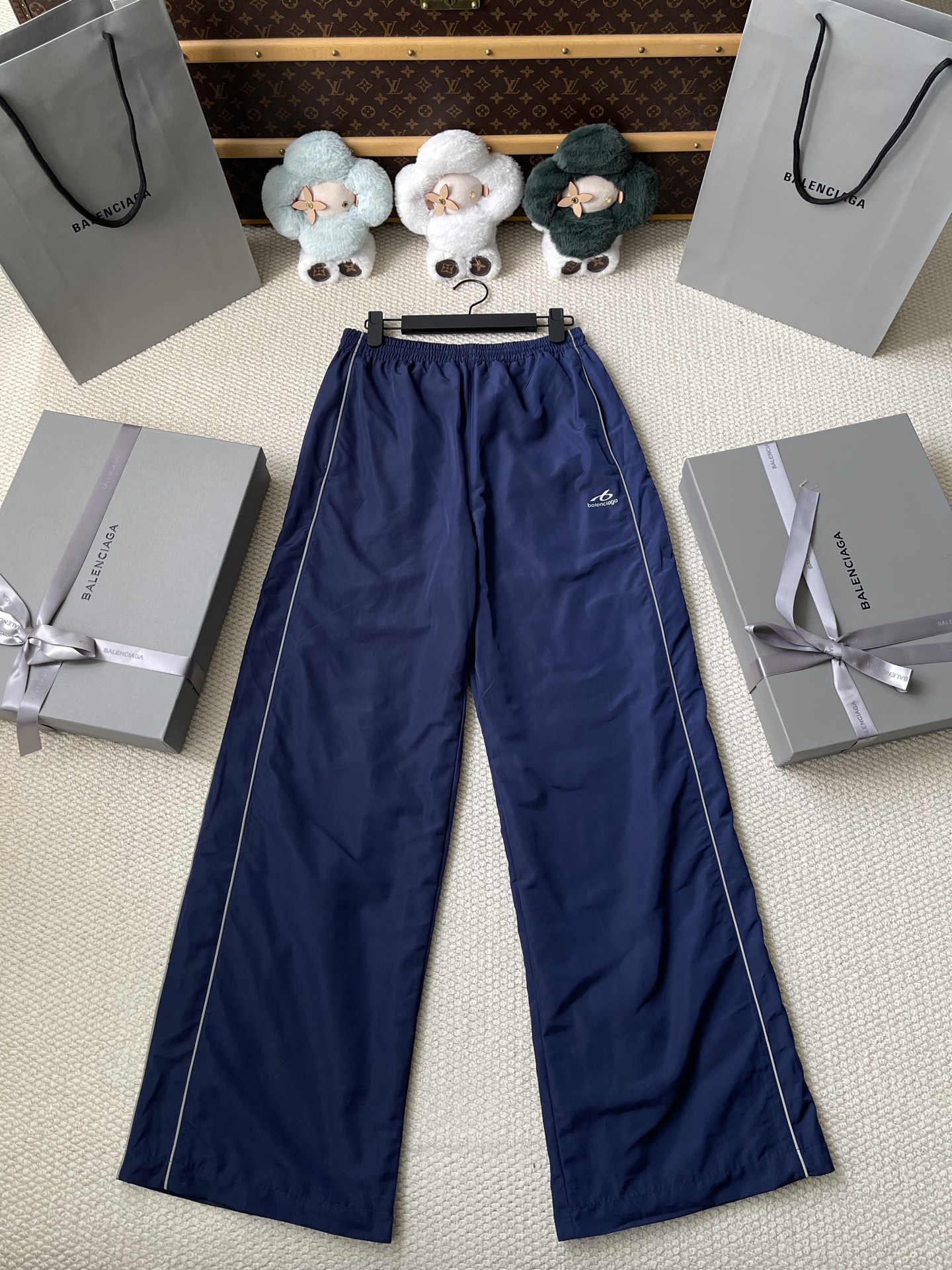 Navy Piped Matching Separates — product photograph