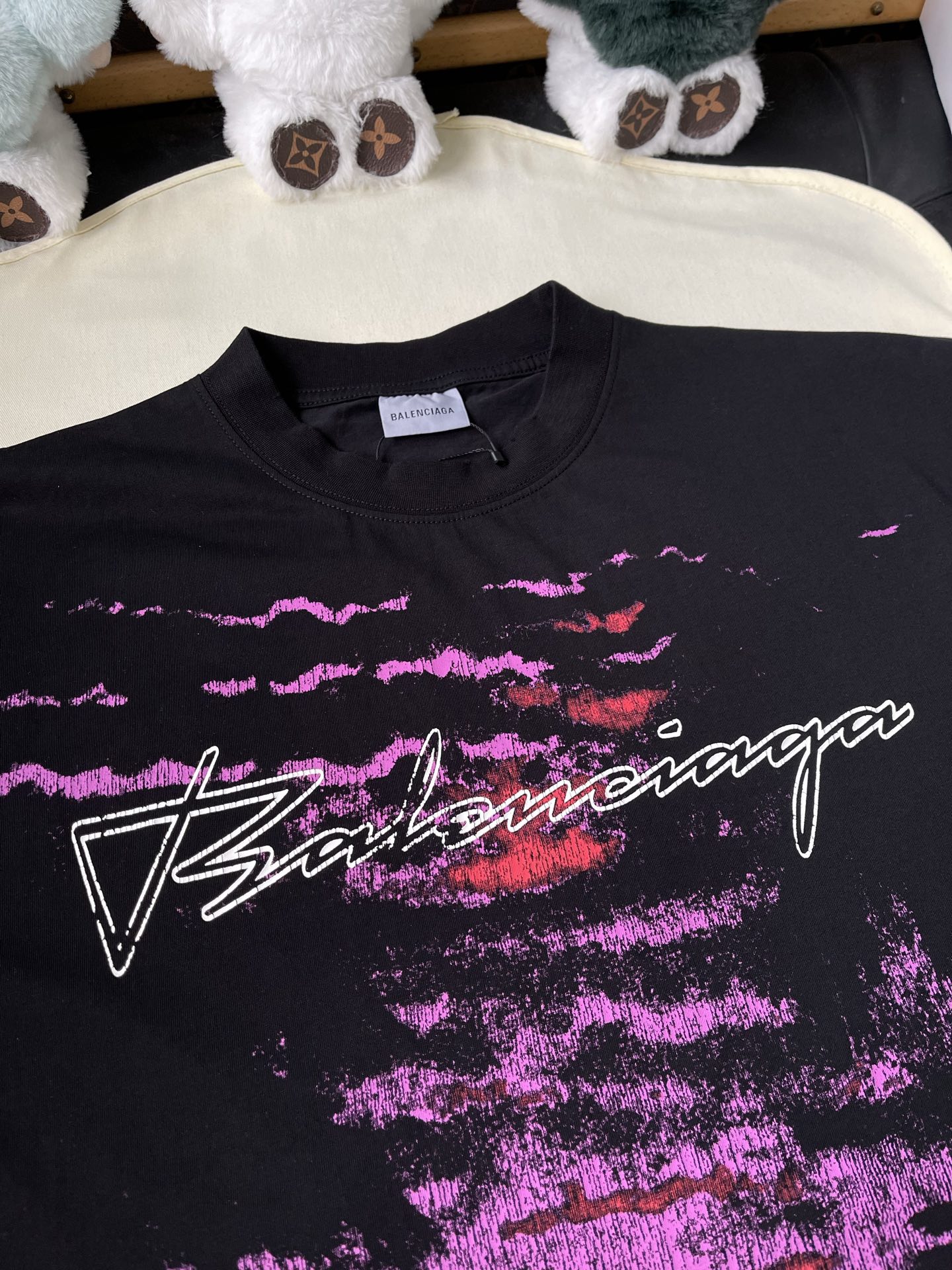 Sunset Graphic Crewneck T-Shirt — product photograph
