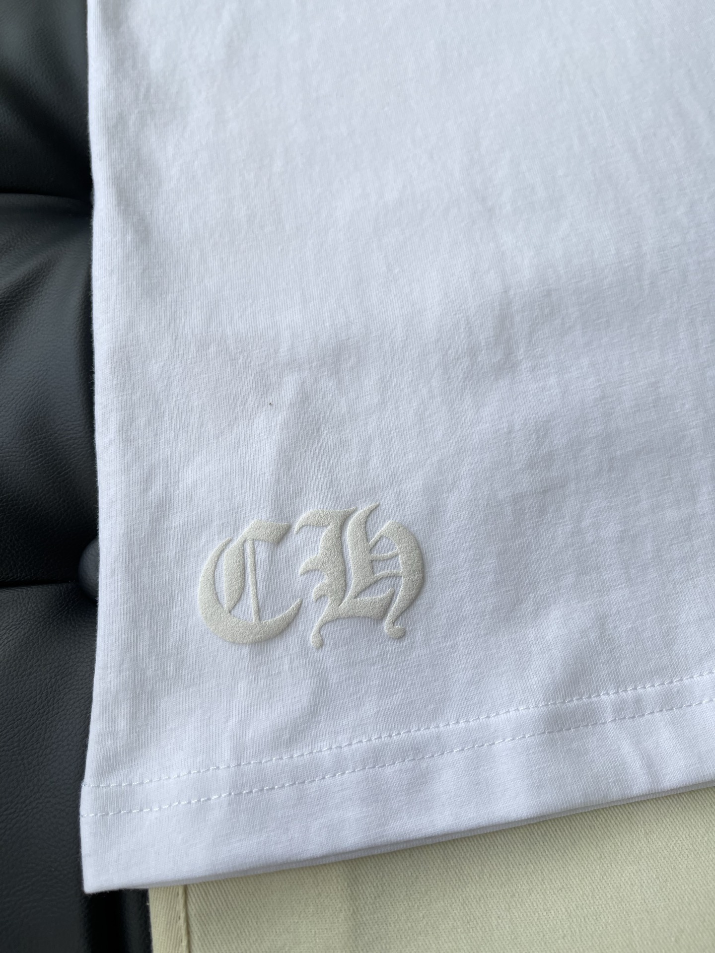 Neon Horseshoe Pocket T-Shirt — product photograph
