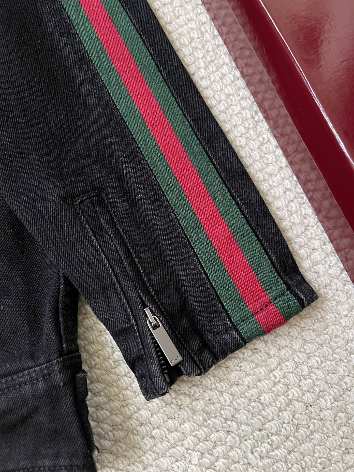 Web-Stripe Zip Bomber — product photograph