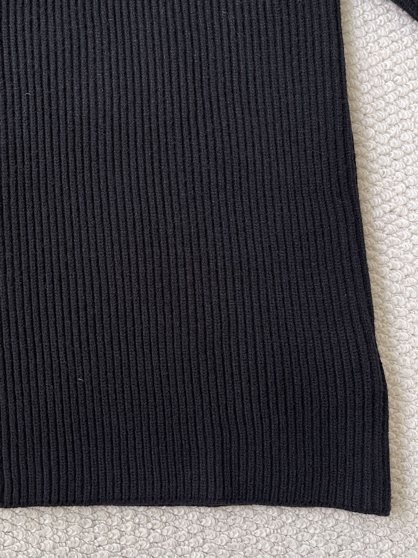 Rib-Knit Pullover Hoodie — product photograph