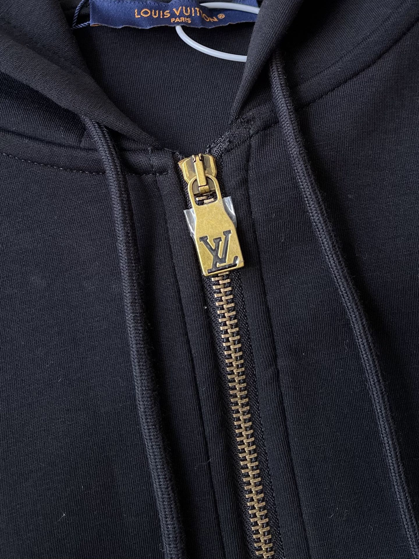 Small-Lettering Zip Hoodie — product photograph
