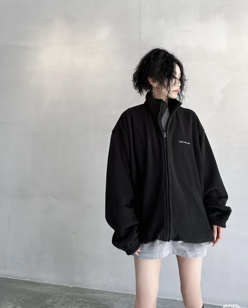 Zip-Pocket Wordmark Track Jacket — product photograph