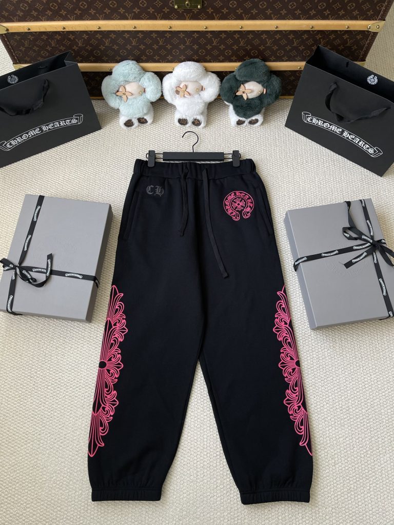 Pink-Graphic Hoodie and Sweatpants Separates — product photograph