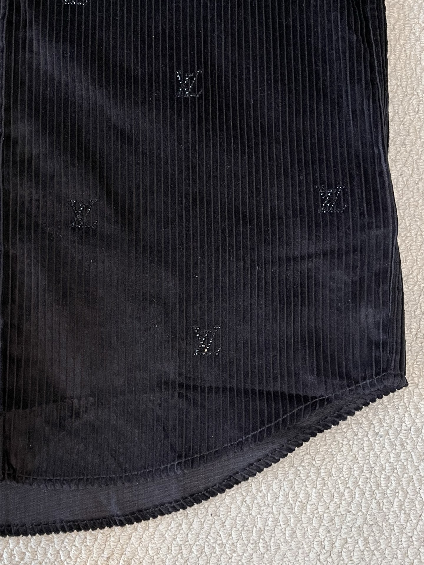 Tonal Monogram Corduroy Shirt — product photograph