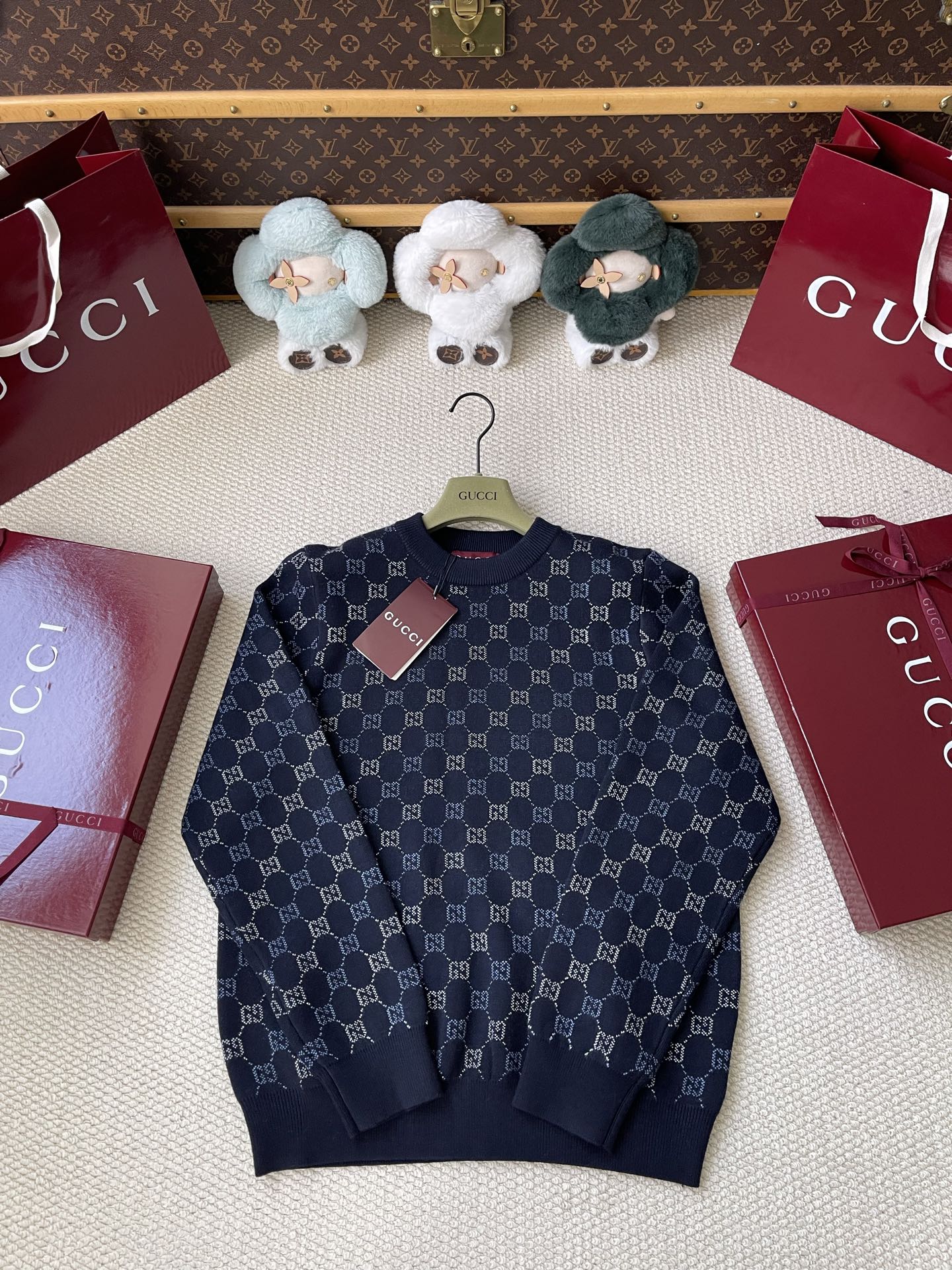 Allover GG Crewneck Sweater — product photograph