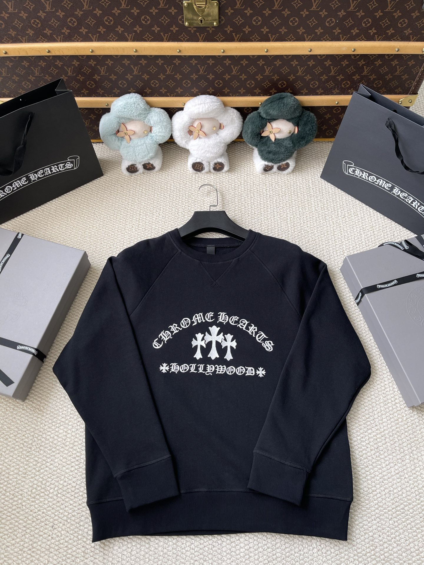 Hollywood Cross-Motif Sweatshirt — product photograph