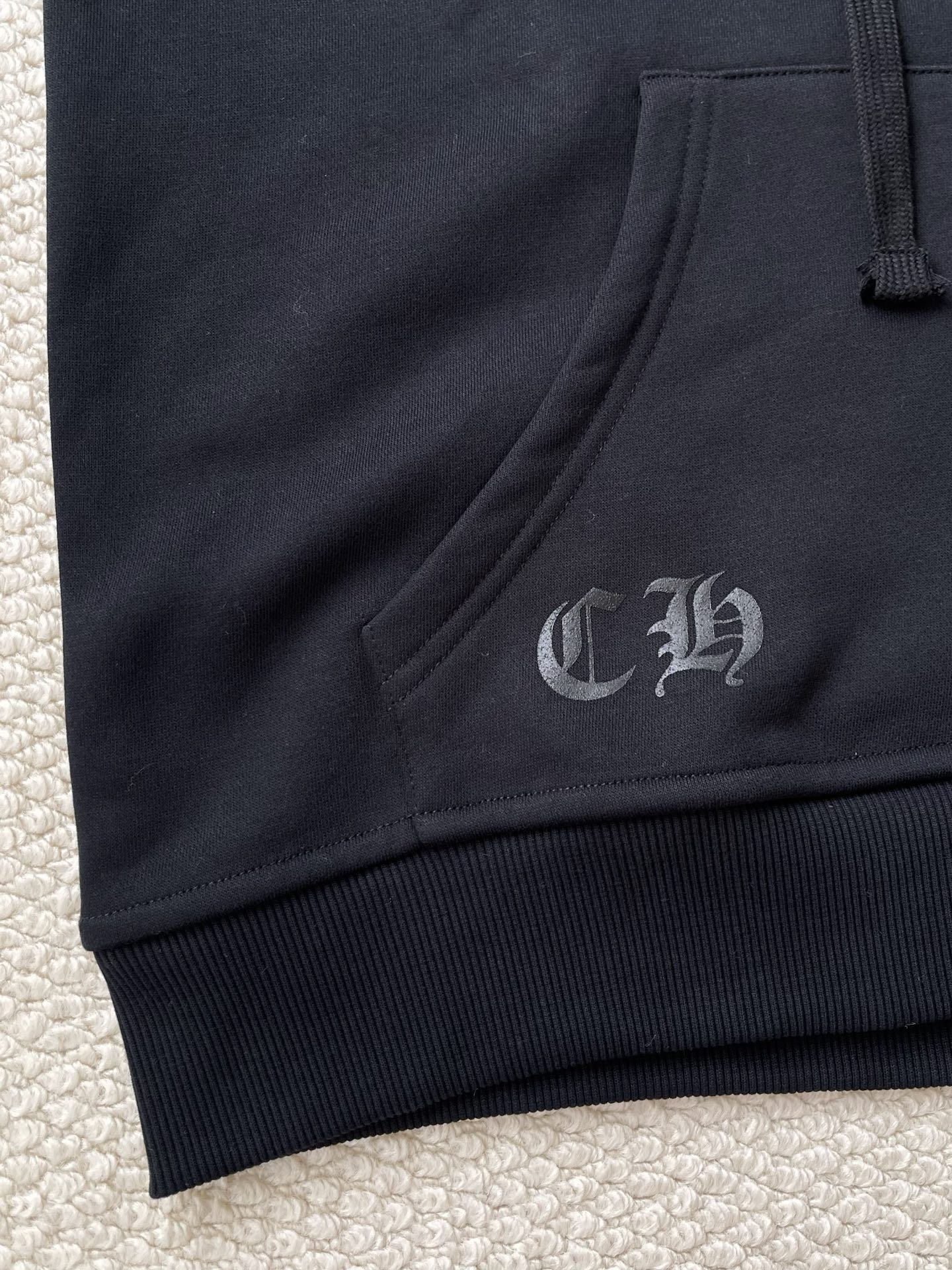 Lime Horseshoe Zip Hoodie — product photograph
