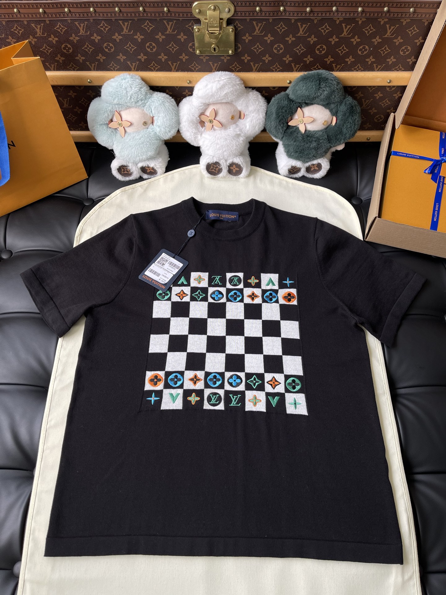 Checkerboard Graphic T-Shirt — product photograph