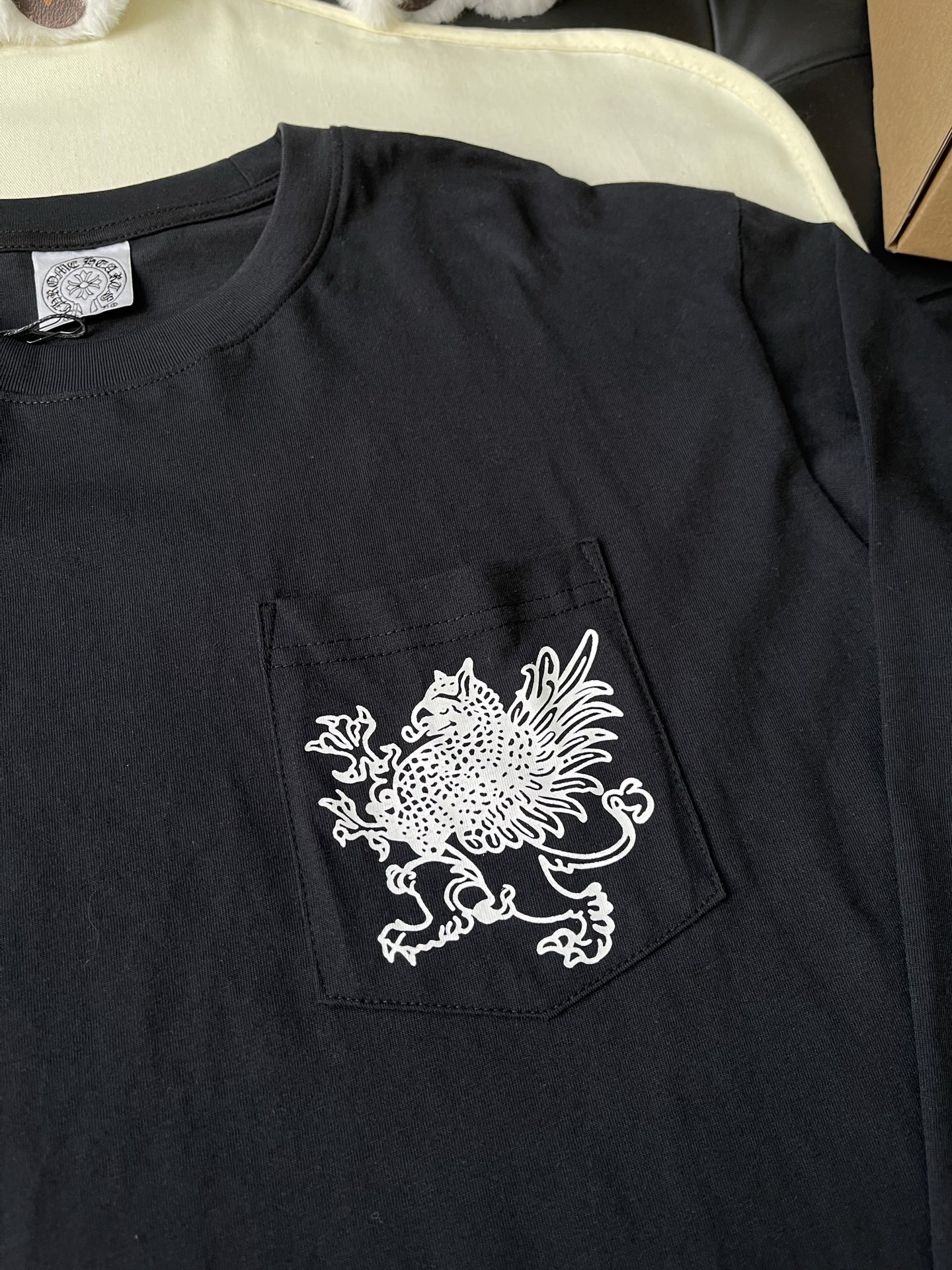 Gothic Back-Print Long-Sleeve T-Shirt — product photograph
