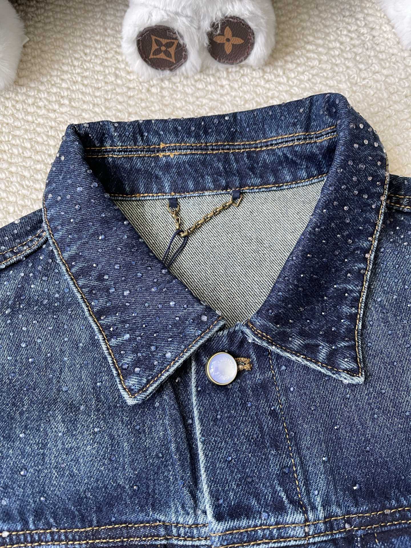 Small-Wordmark Denim Jacket — product photograph