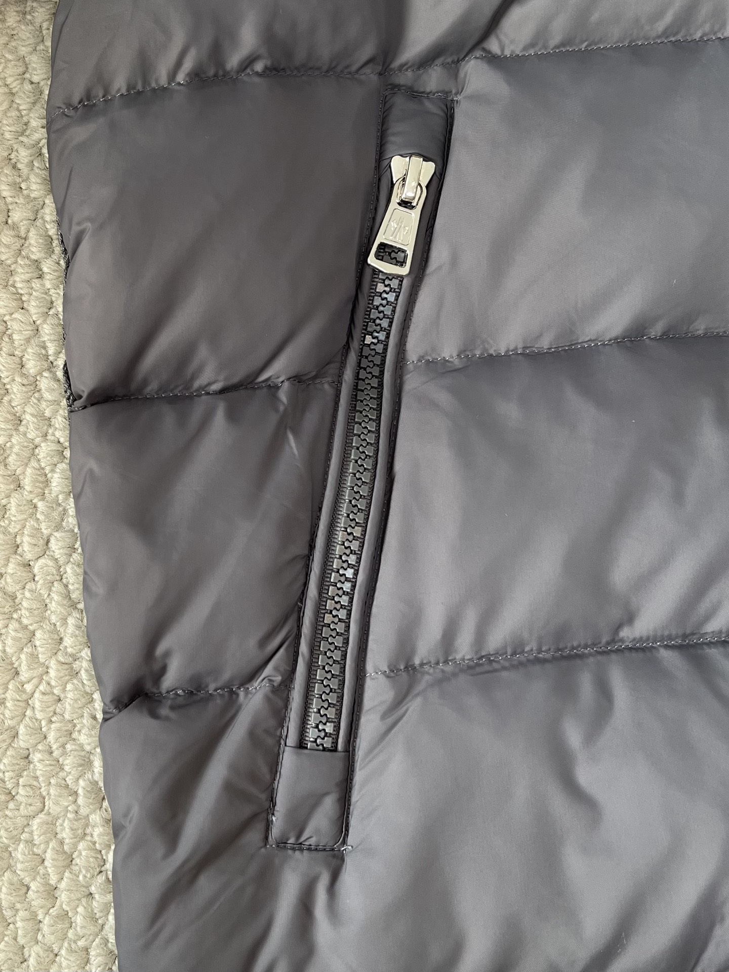 Cable-Sleeve Hybrid Quilted Jacket — product photograph