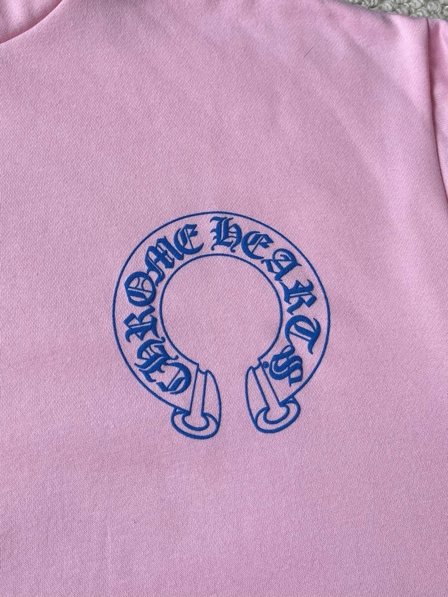 Blue-Horseshoe Pink Zip Hoodie — product photograph