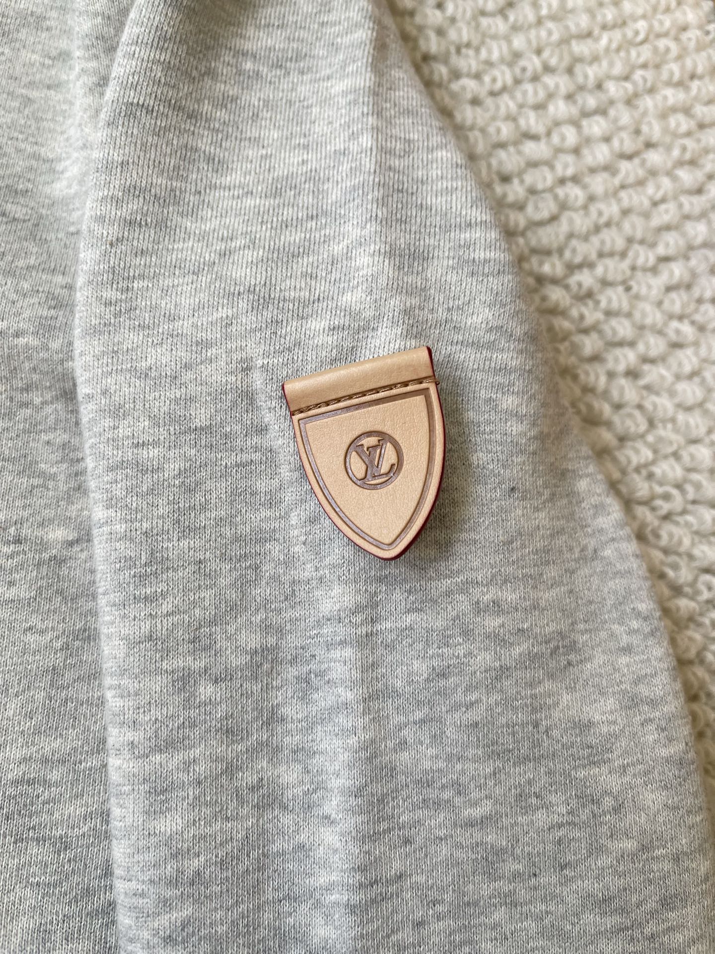 Tab-Trim Drawstring Zip Hoodie — product photograph
