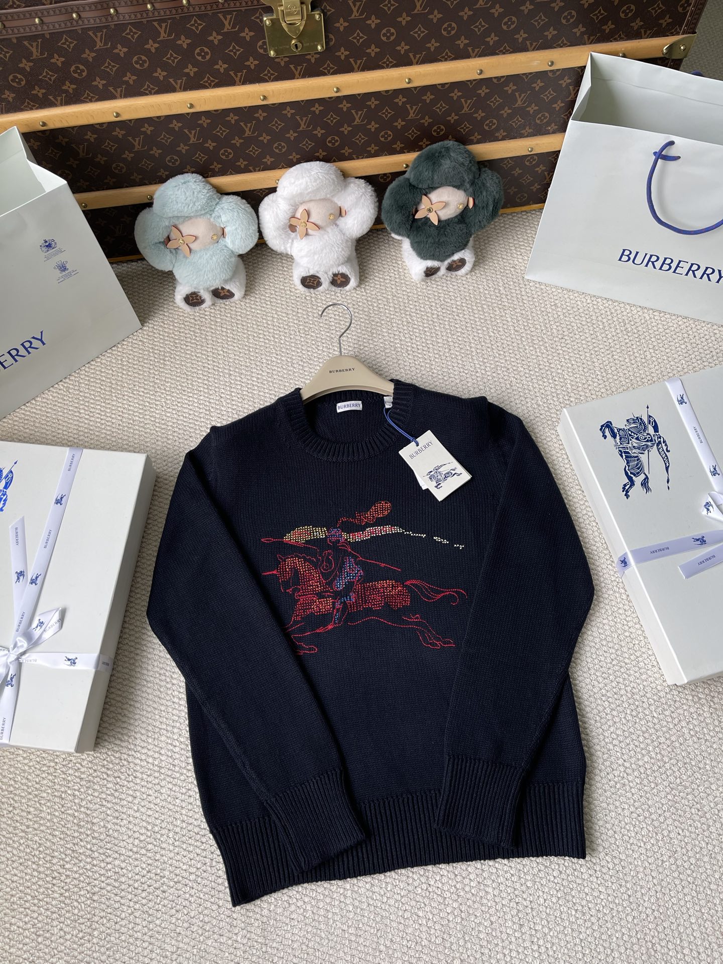 Contour-Horse Crewneck Sweater — product photograph