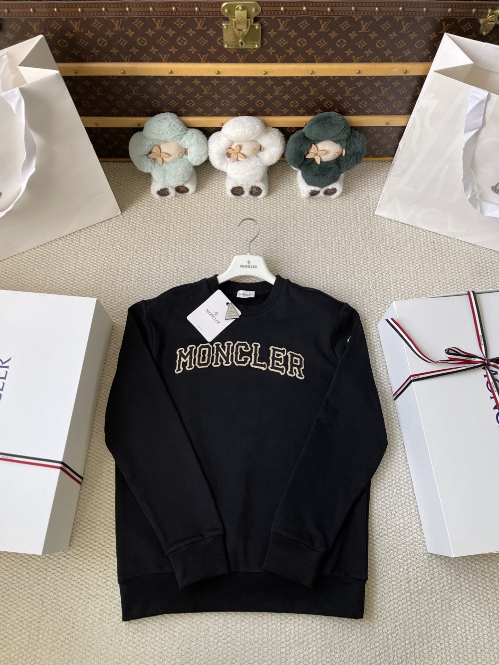 Varsity-Wordmark Crewneck Sweatshirt — product photograph