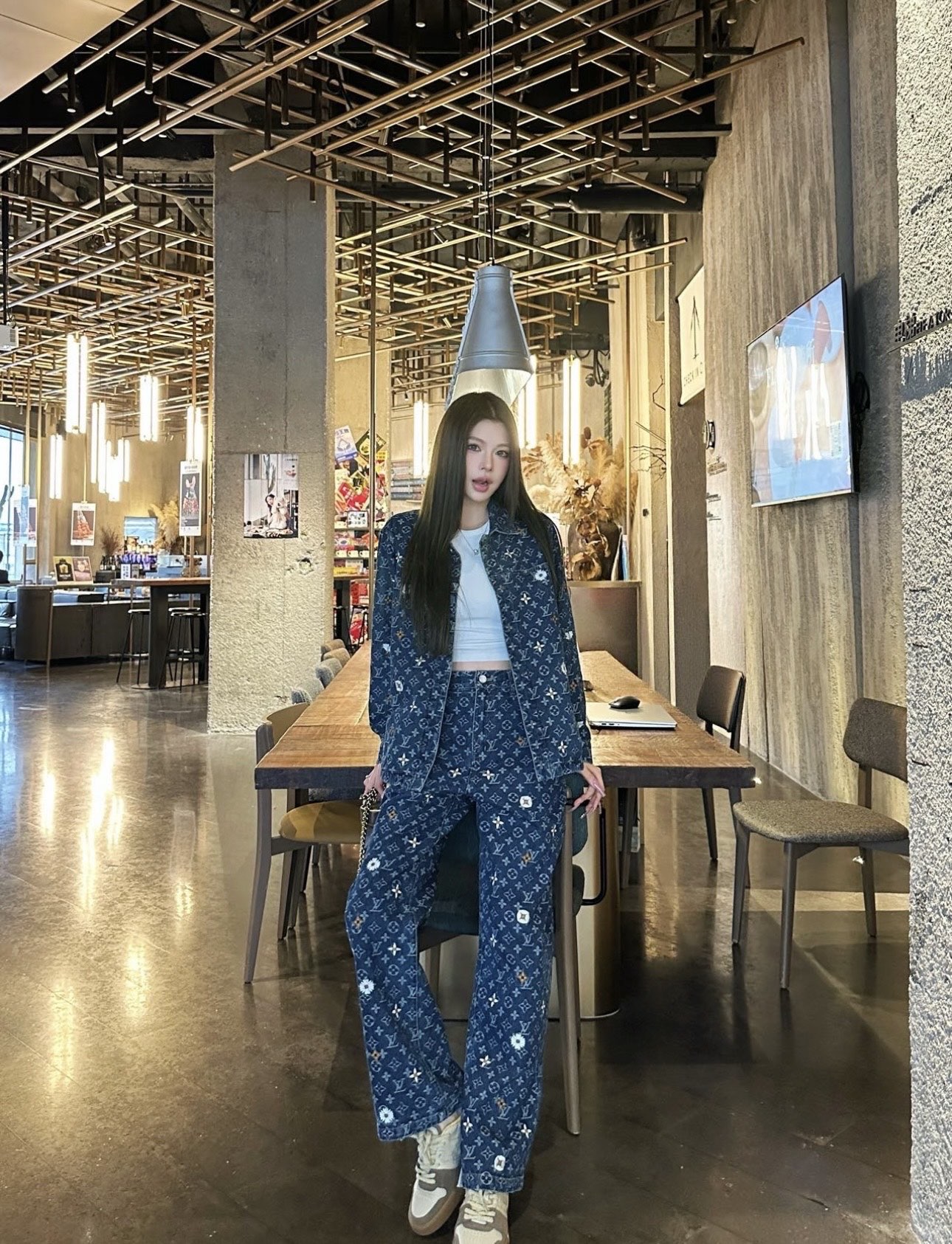 Monogram Denim Shirt and Jeans Separates — product photograph