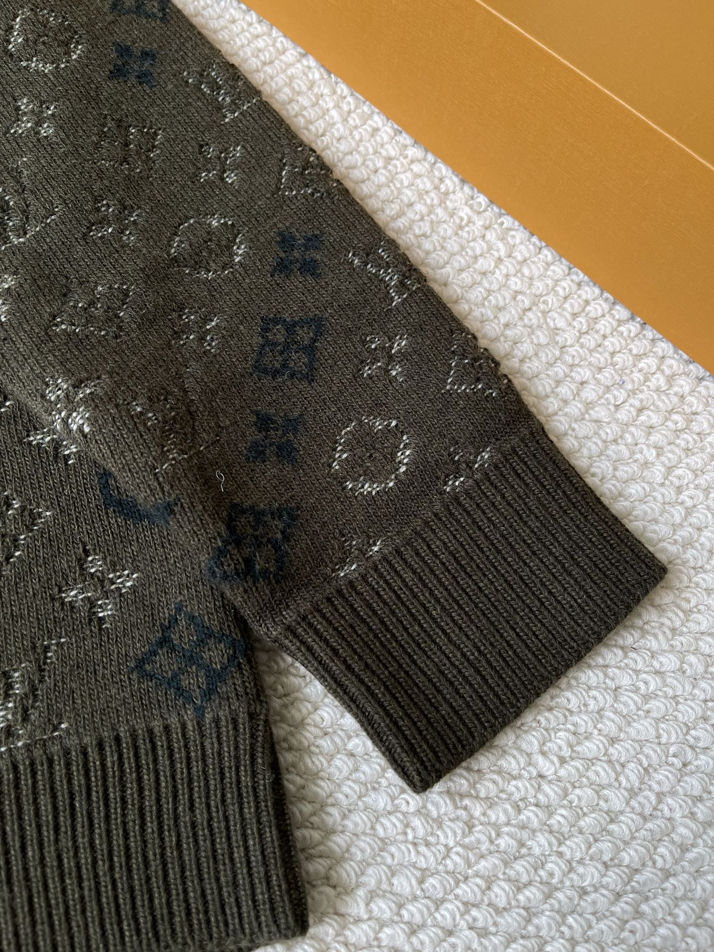 Allover Monogram Crewneck Sweater — product photograph