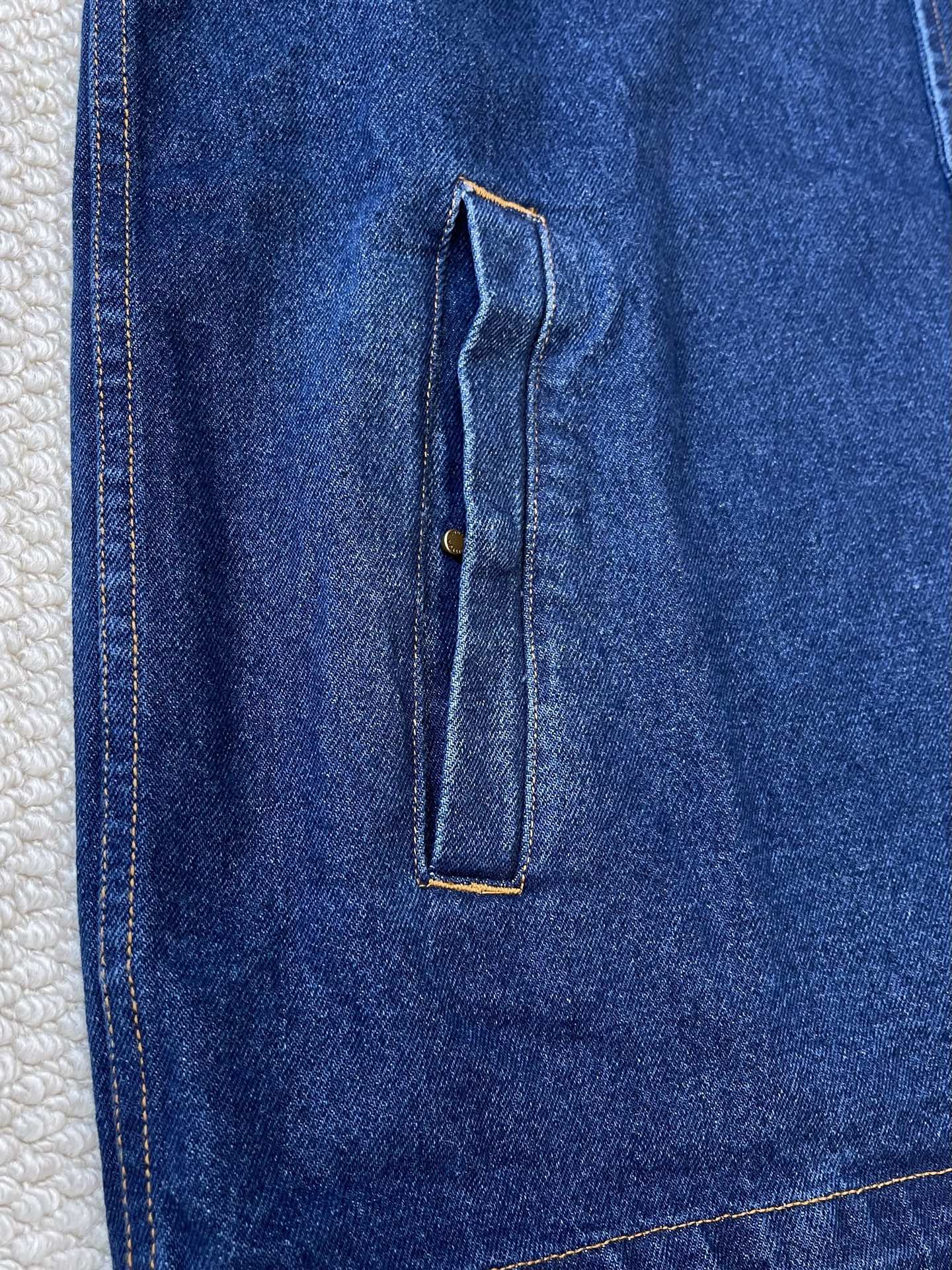 Denim Varsity Jacket and Jeans Separates — product photograph
