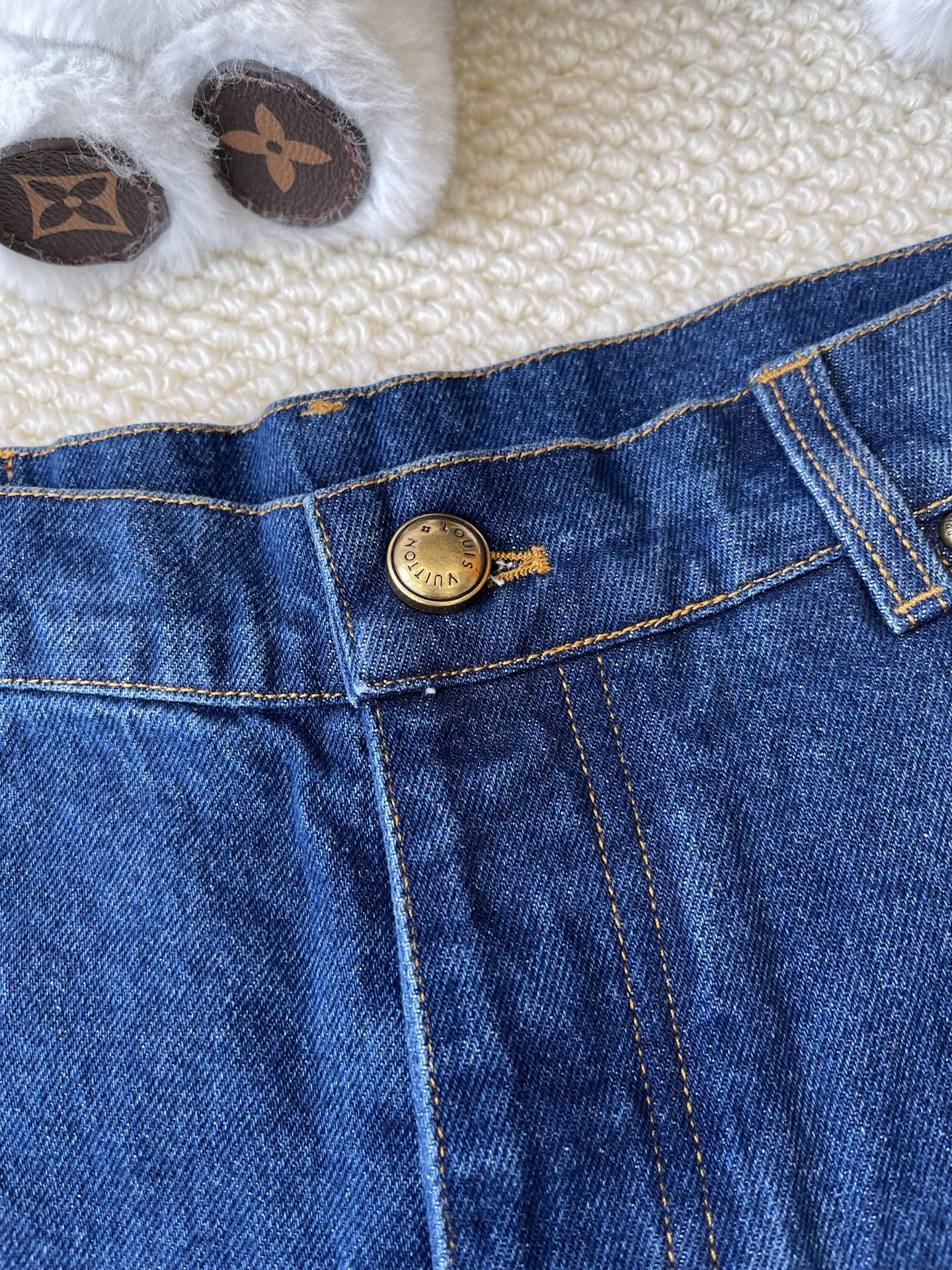 Denim Varsity Jacket and Jeans Separates — product photograph
