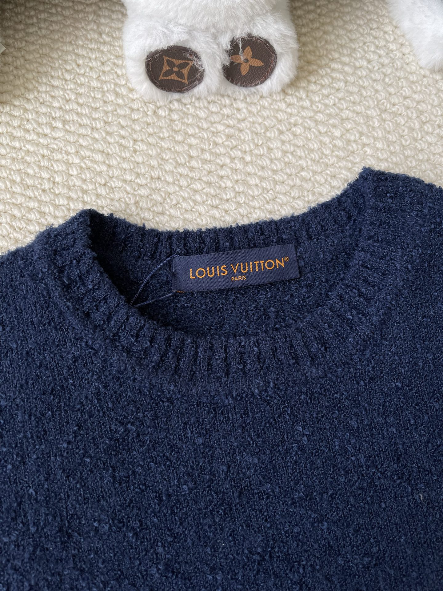 Script-Logo Crewneck Sweater — product photograph