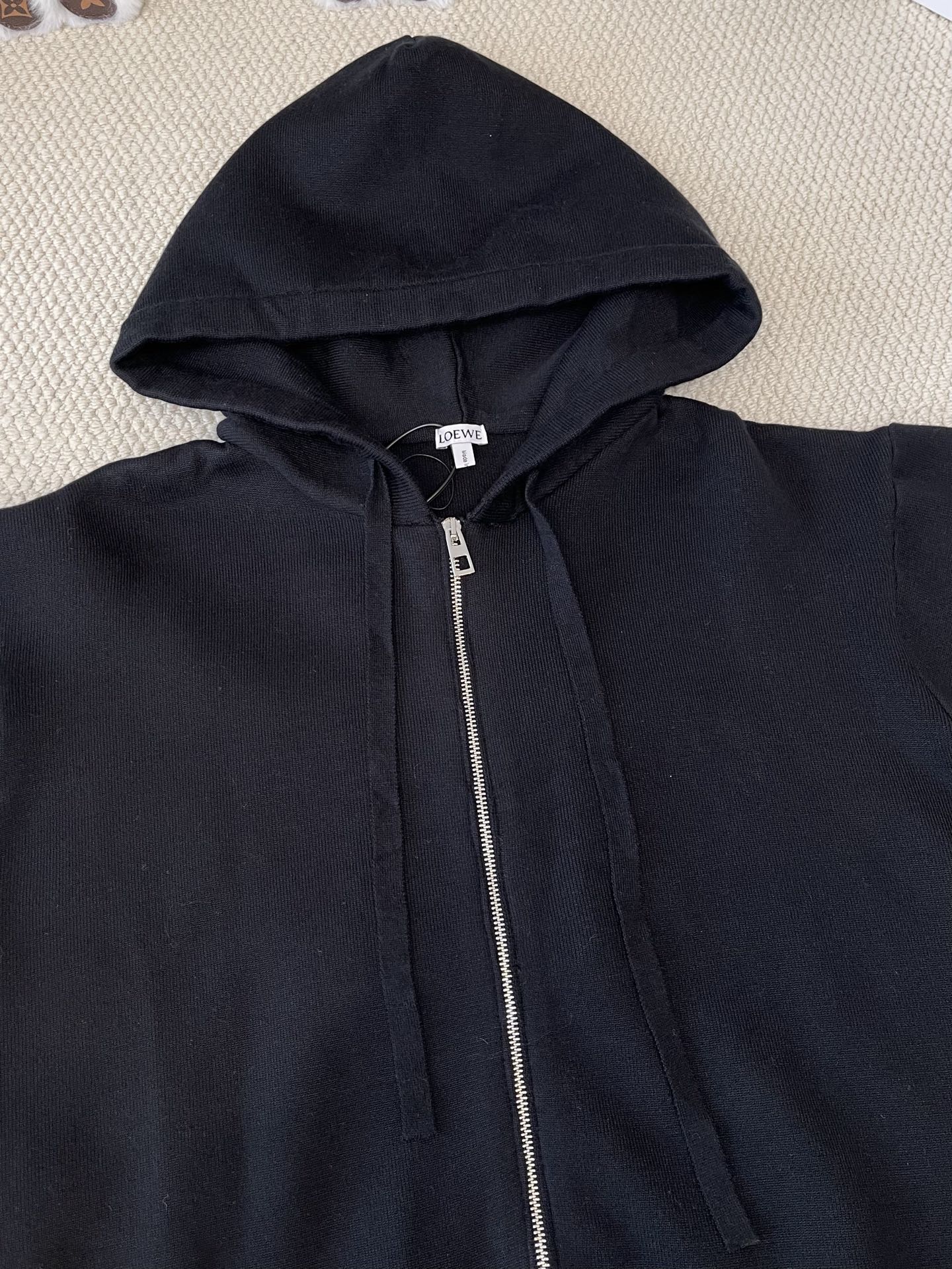 Back-Anagram Zip-Up Hoodie — product photograph