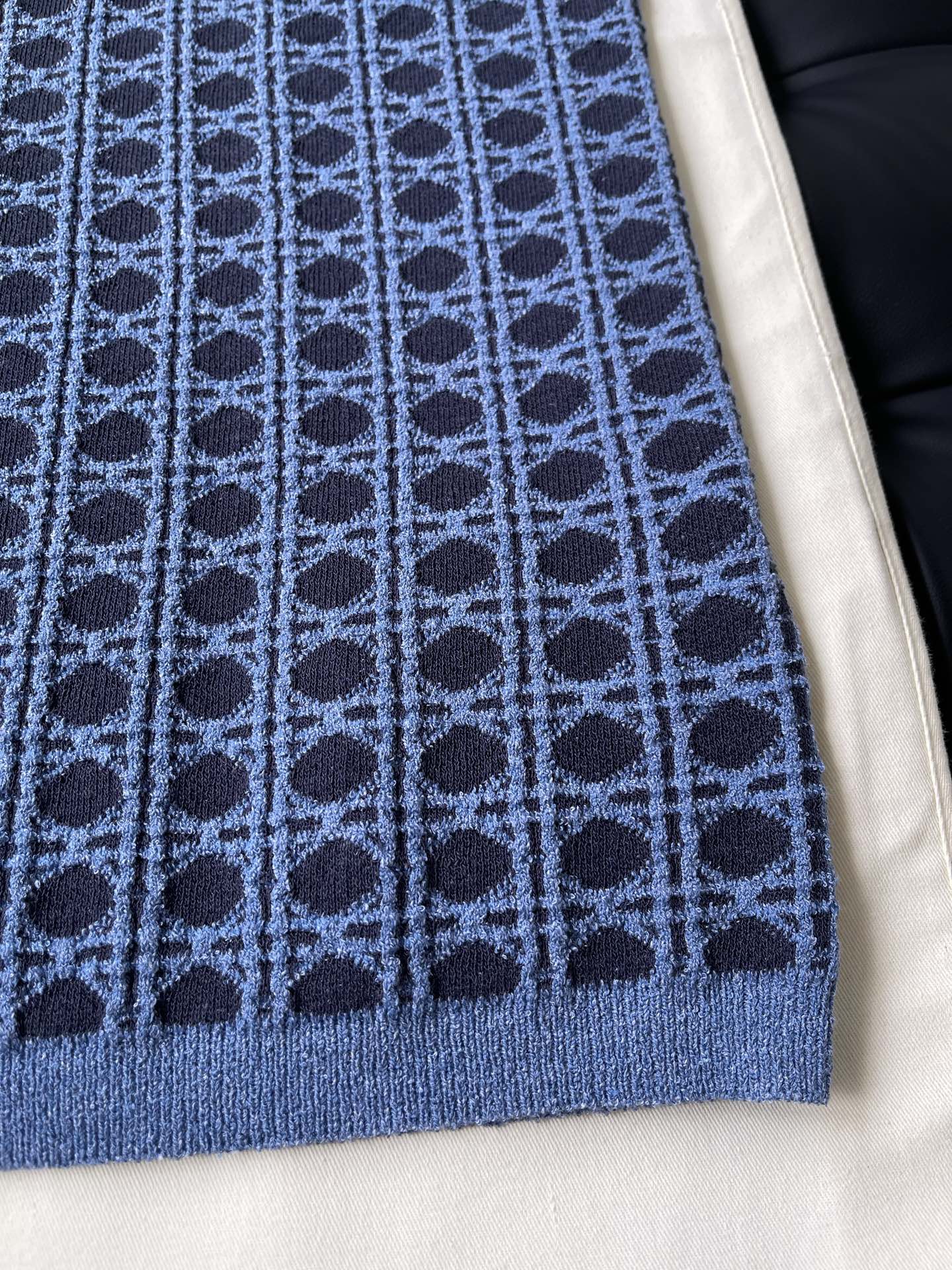 Geometric Pattern Short-Sleeve Polo — product photograph