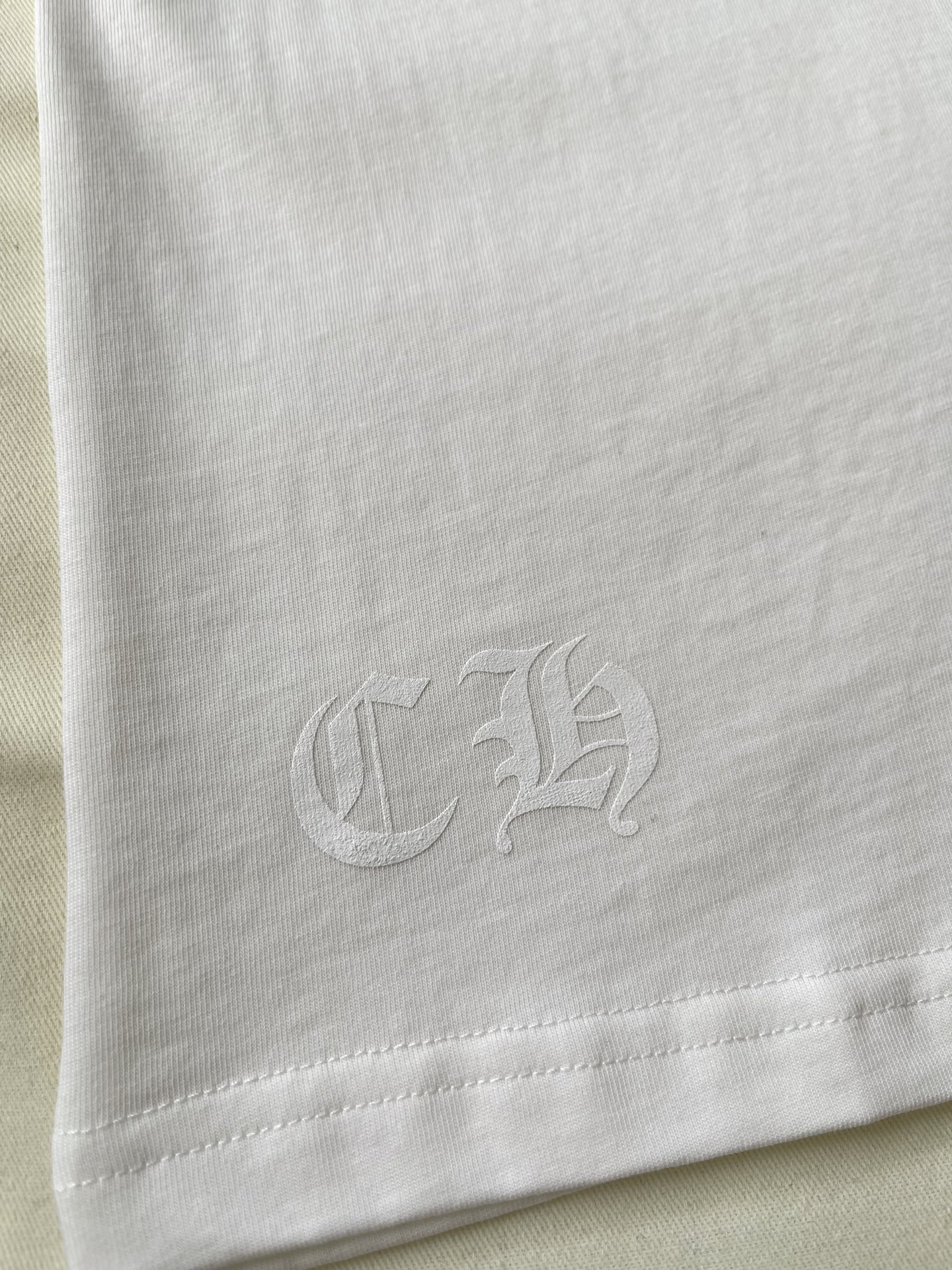 Blue Cross Back-Print Pocket T-Shirt — product photograph