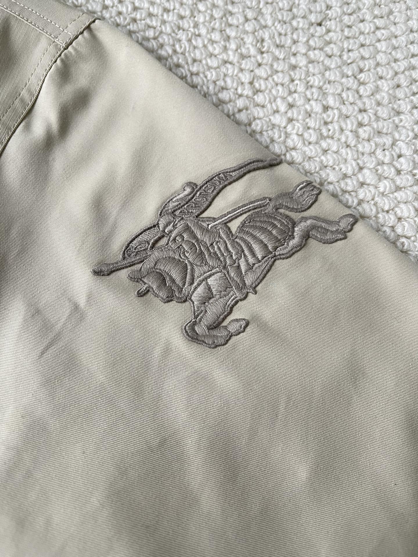 Check-Lined Utility Blouson — product photograph