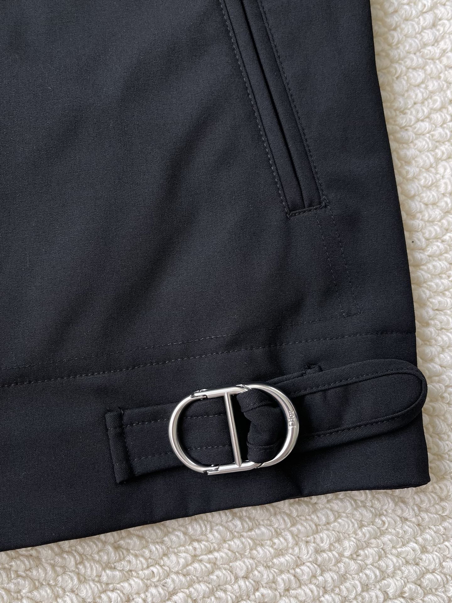 Buckle-Hem Zip Jacket — product photograph