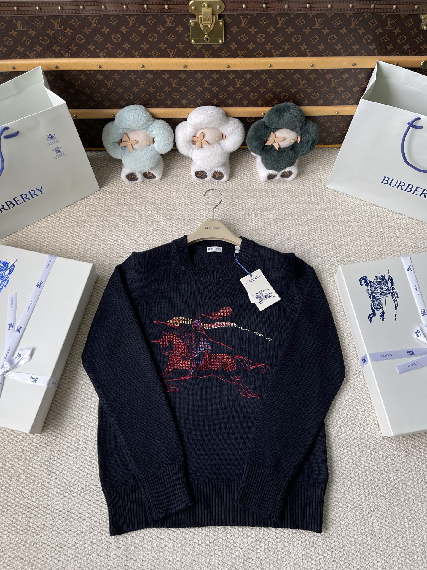 Contour-Horse Crewneck Sweater — product photograph