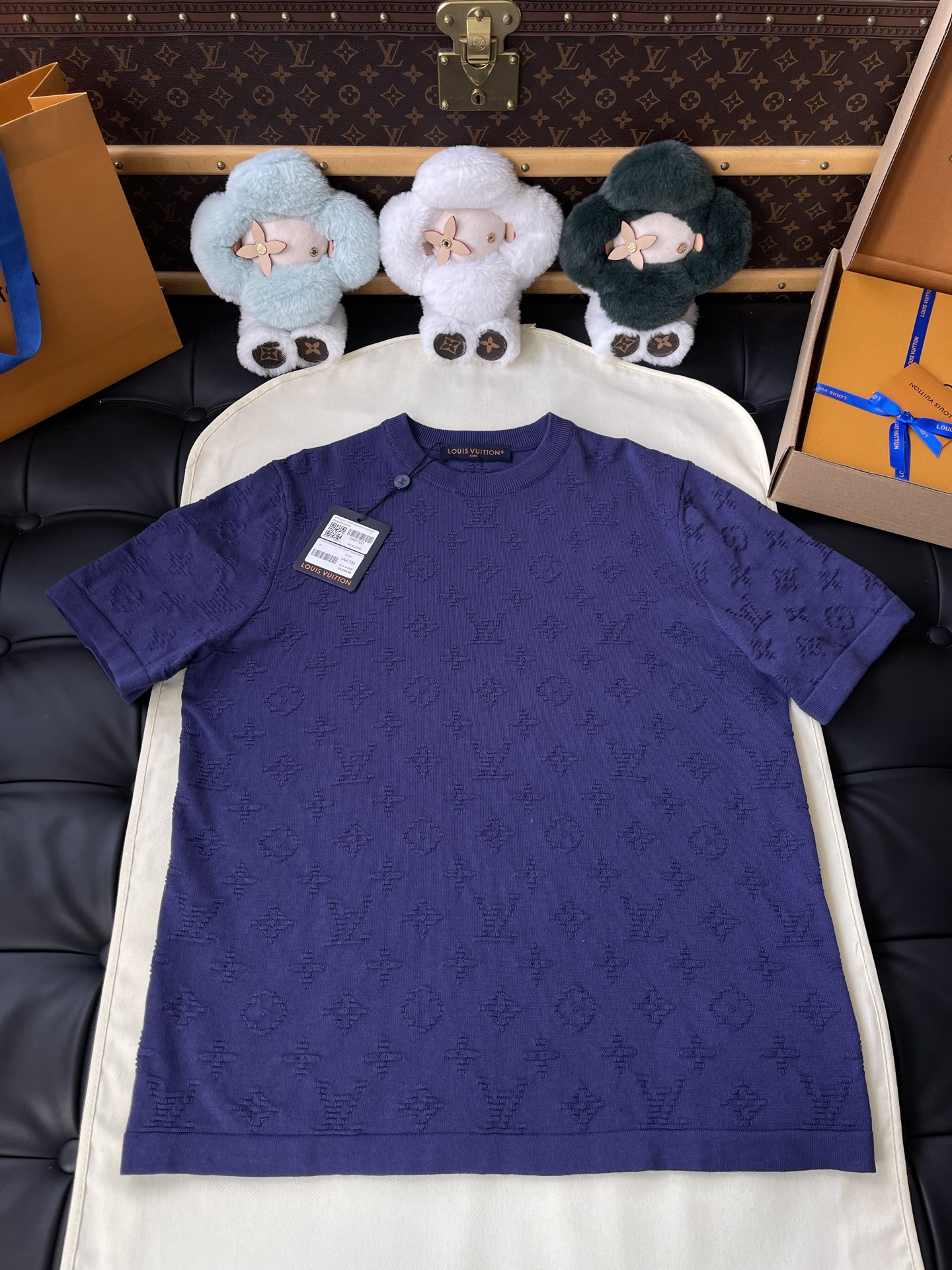Tonal Monogram Crewneck T-Shirt — product photograph