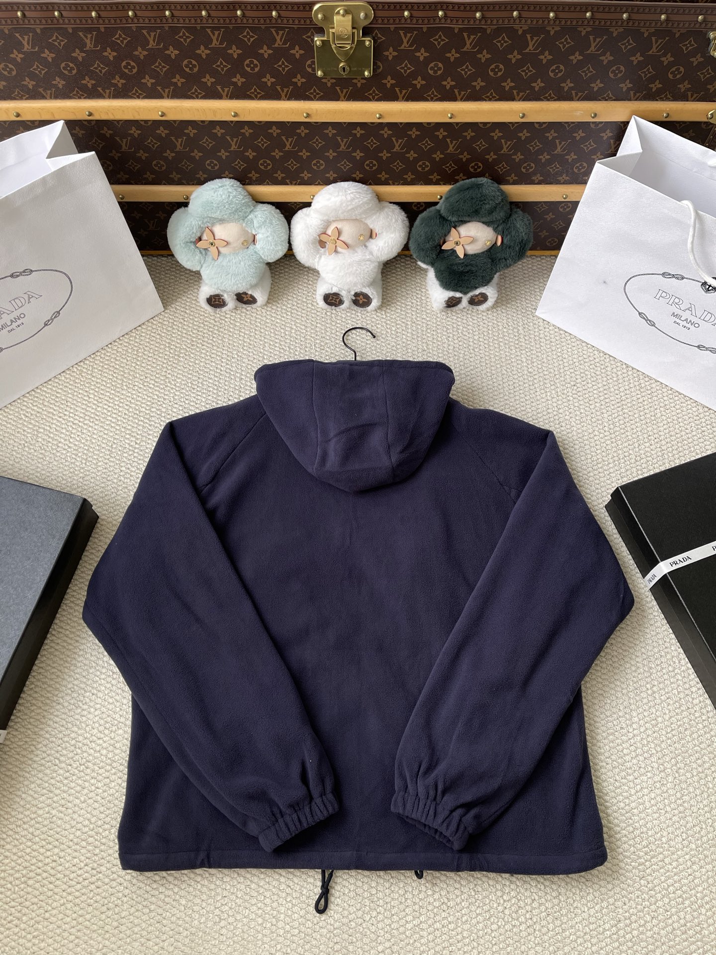 Storm-Flap Hooded Zip Jacket — product photograph