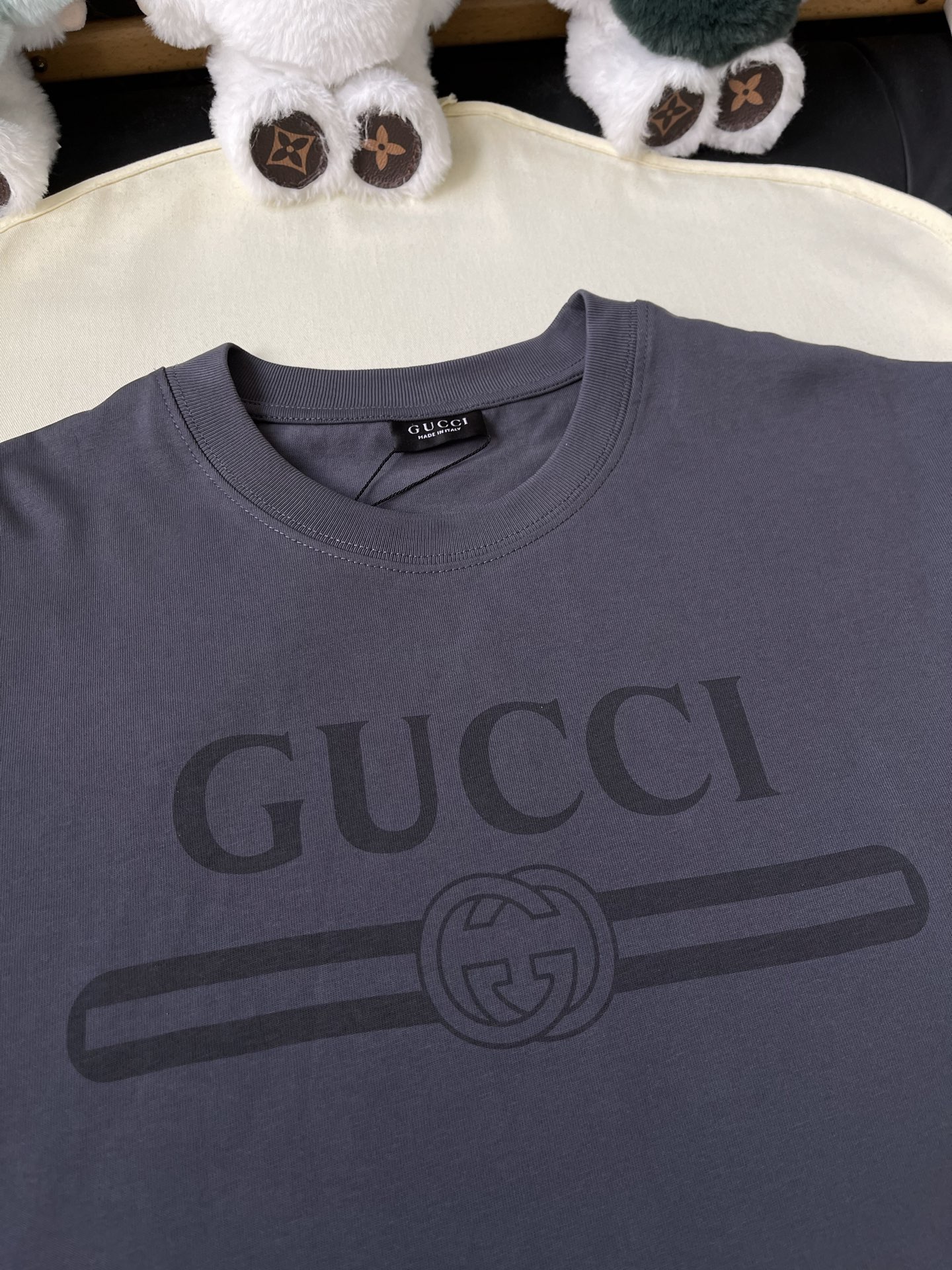 Web-Stripe Crest T-Shirt — product photograph