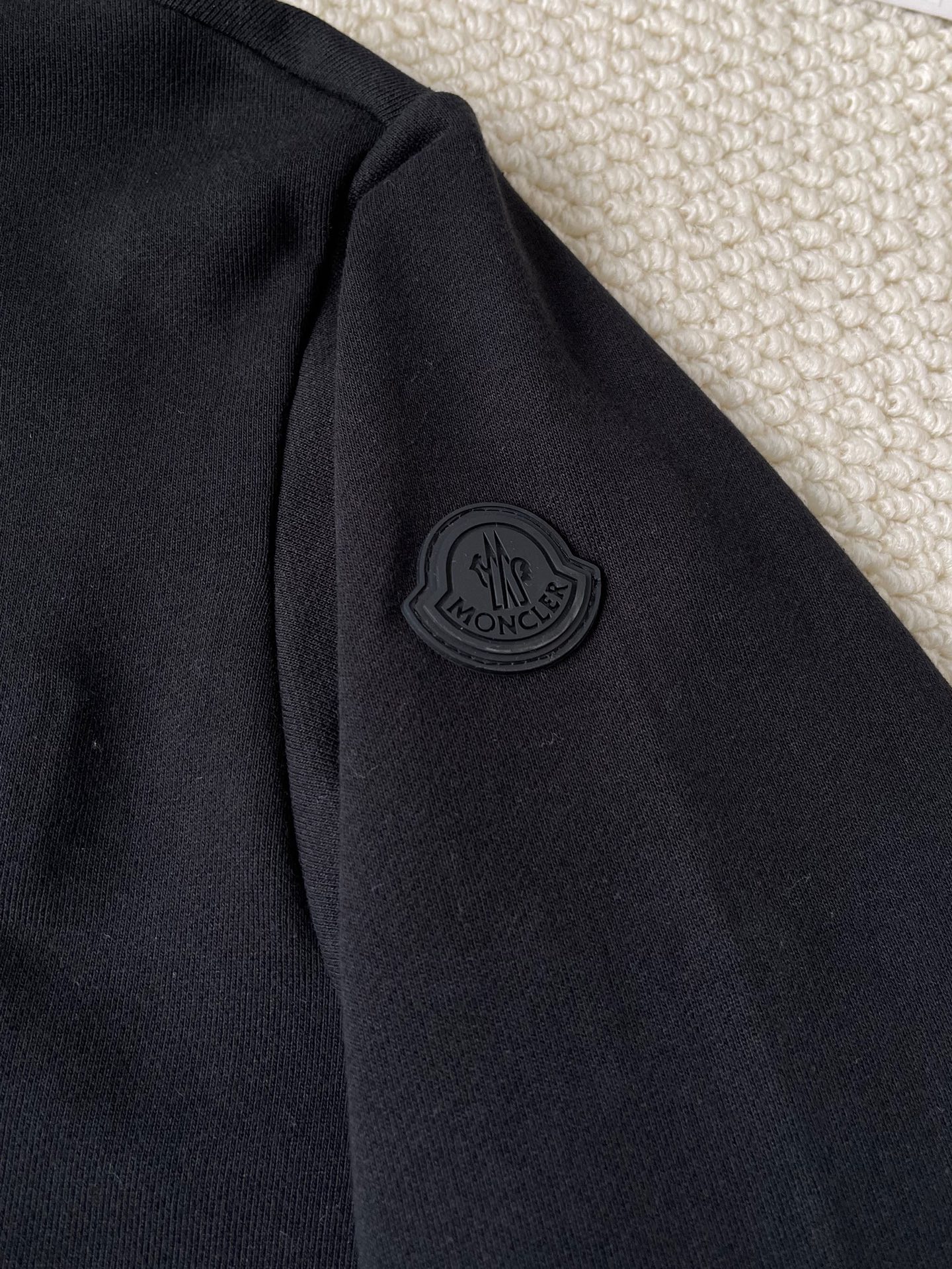 Zip-Pocket Wordmark Sweatshirt — product photograph