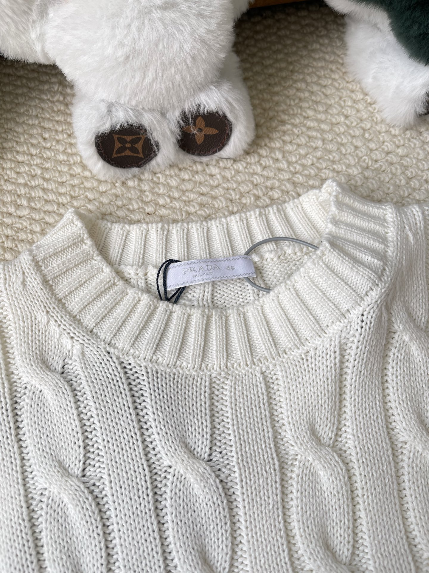 Crest Cable-Knit Sweater — product photograph