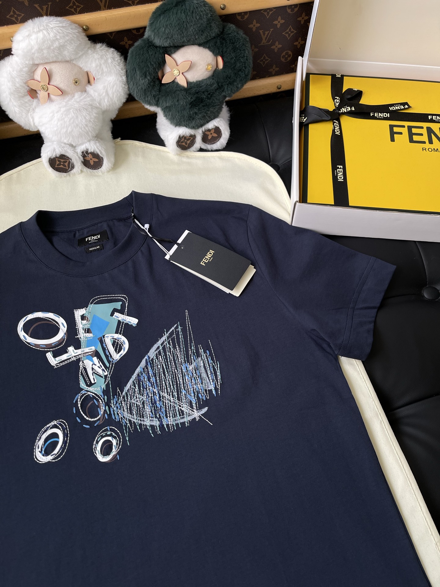 Abstract Sketch Graphic T-Shirt — product photograph