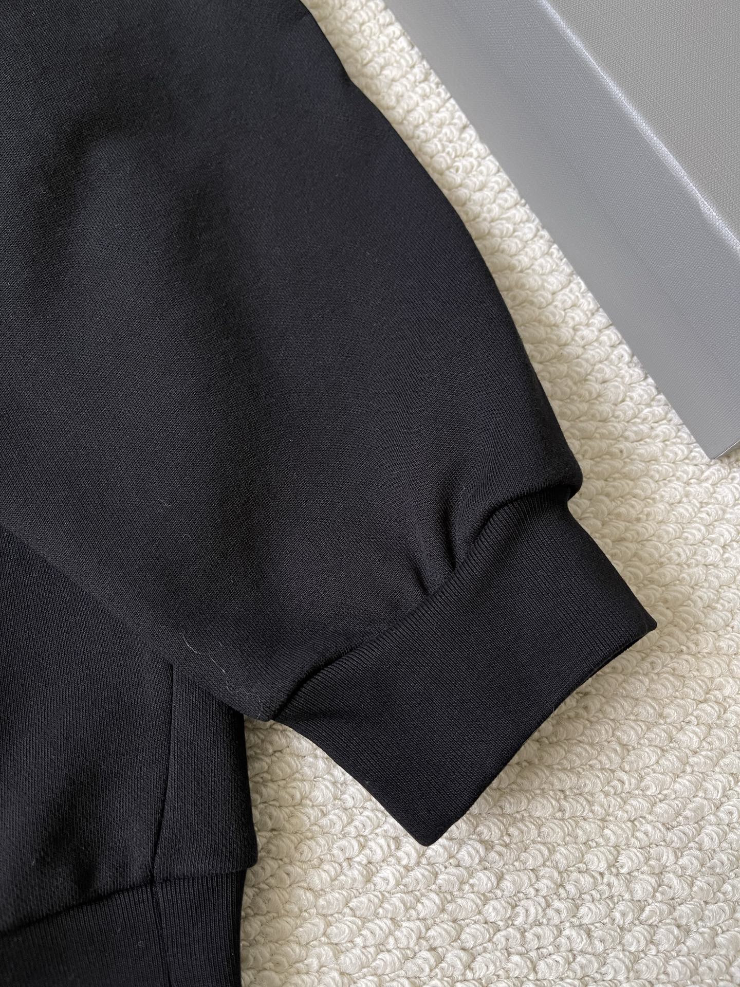 Collage-Wordmark Pullover Hoodie — product photograph