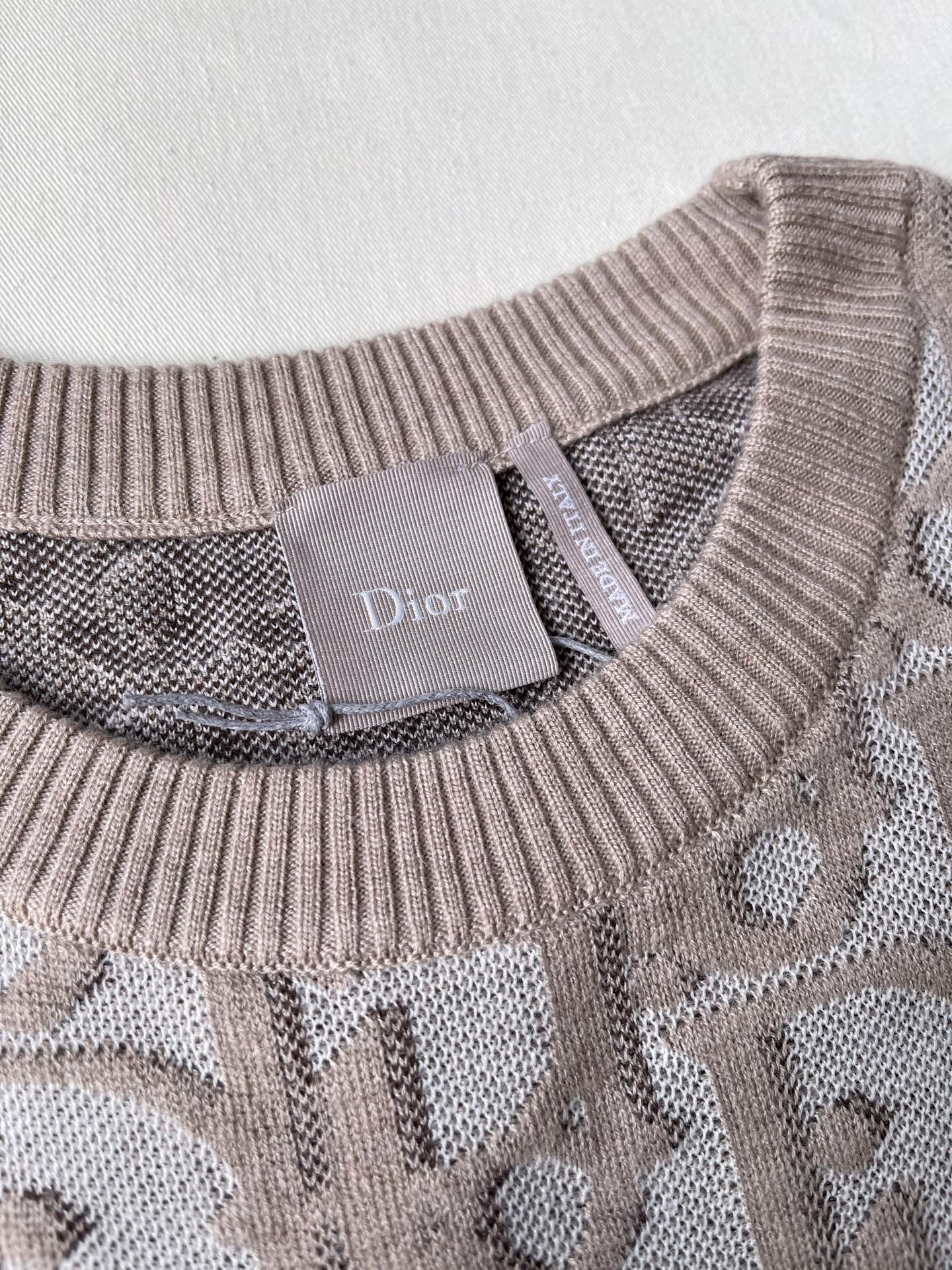 Large Oblique Monogram Knit Top — product photograph