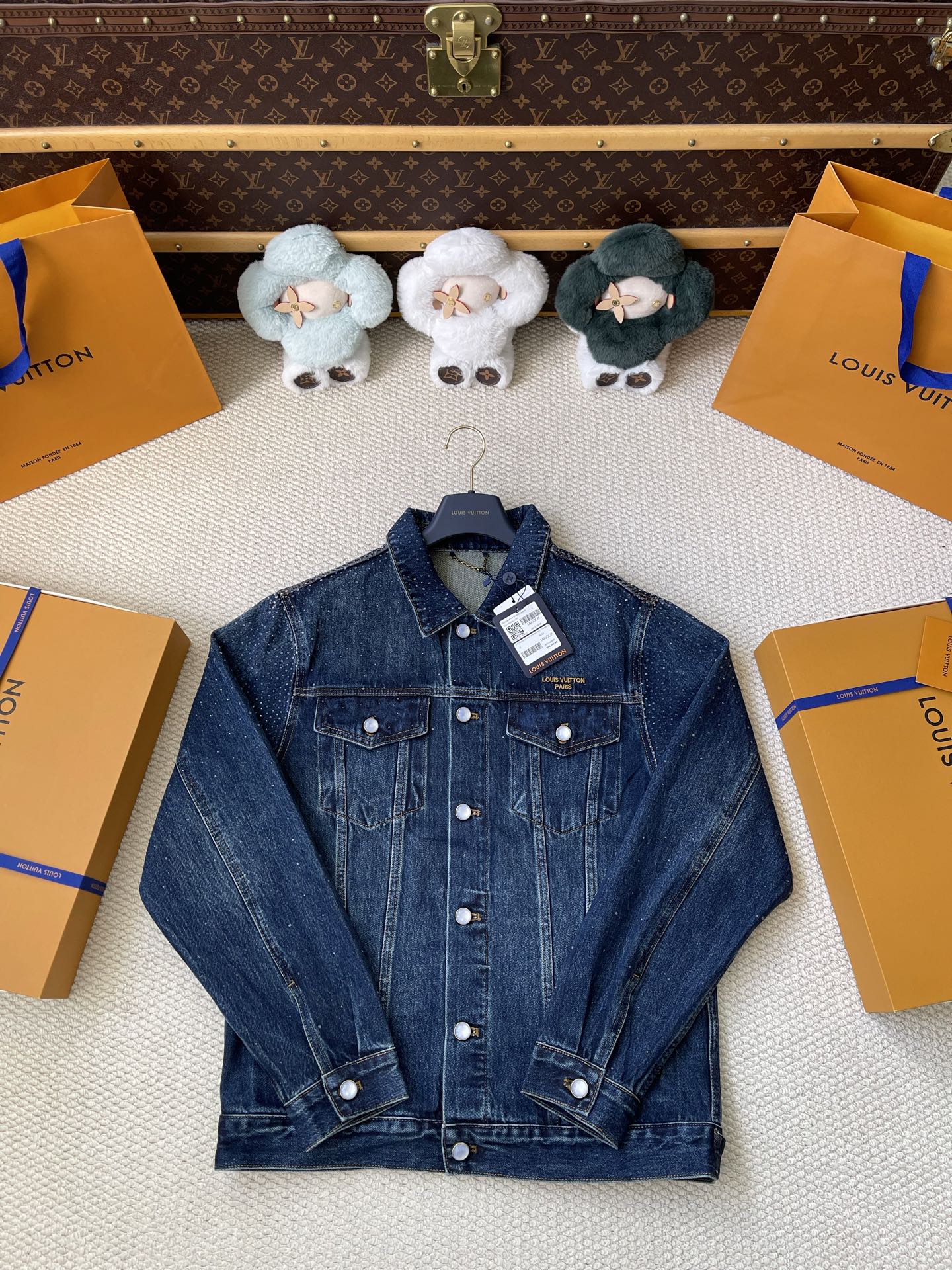 Small-Wordmark Denim Jacket — product photograph
