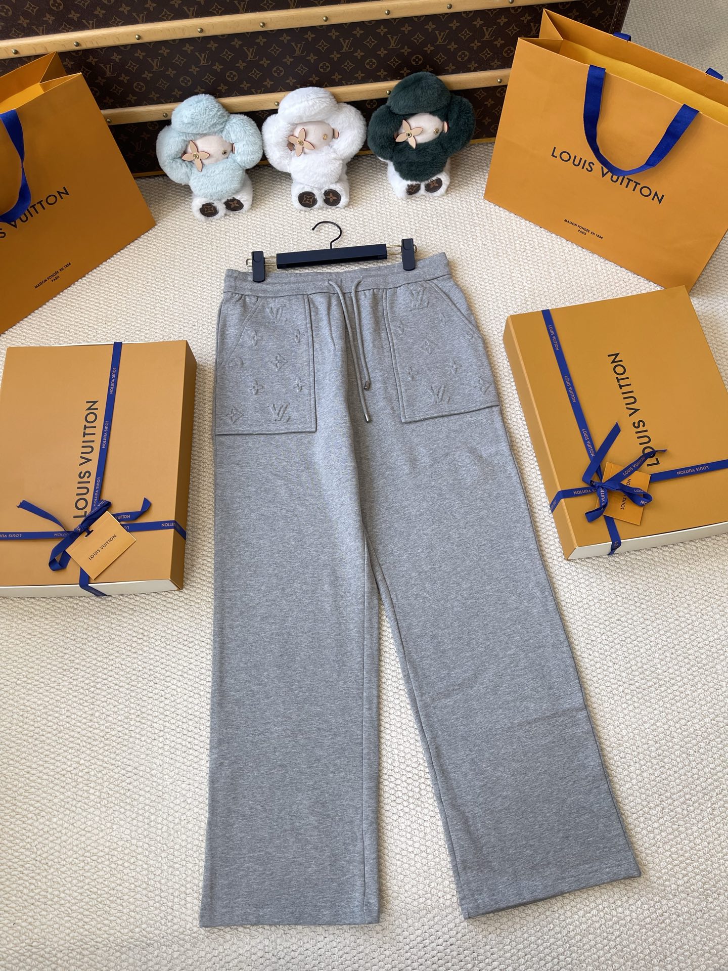 Raised Monogram Zip Top and Trousers Separates — product photograph