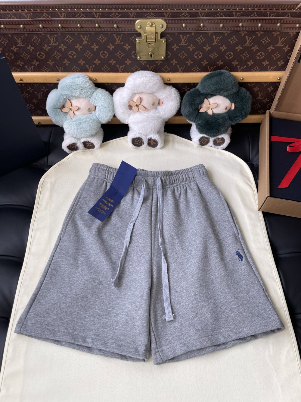 Small Pony Drawstring Sweatshorts — product photograph